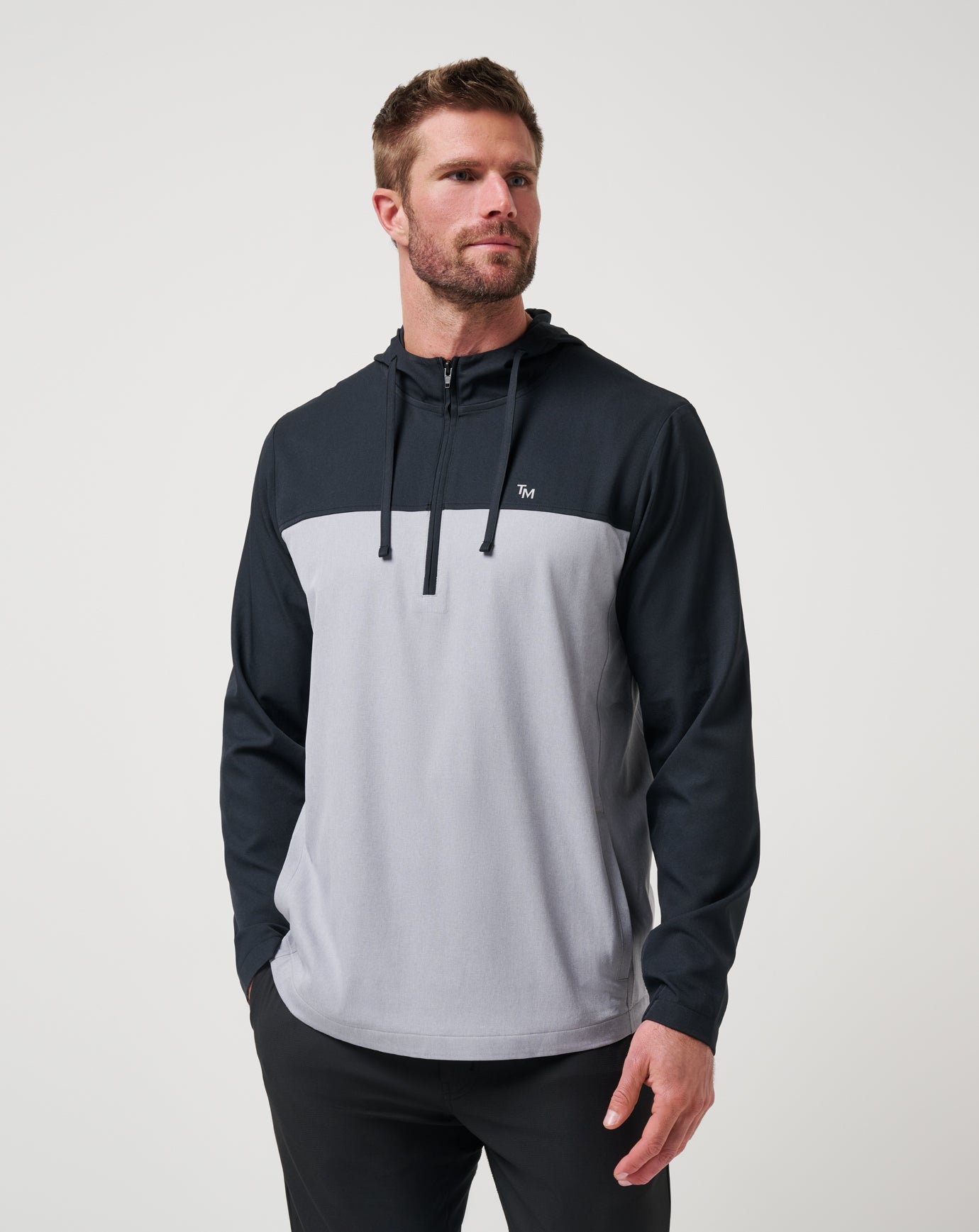 Men|New Coin Toss Quarter Zip Hoodie
