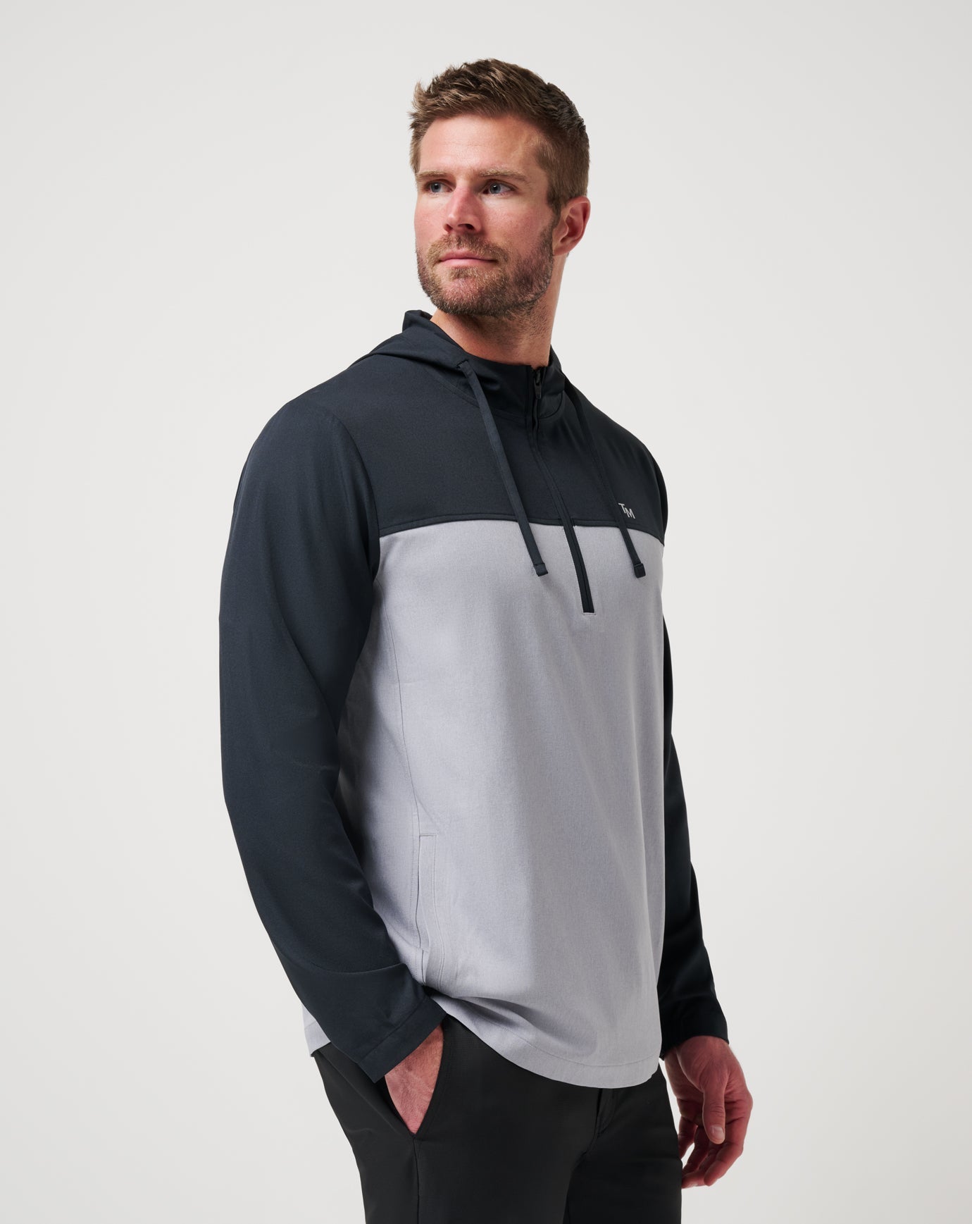 Men|New Coin Toss Quarter Zip Hoodie
