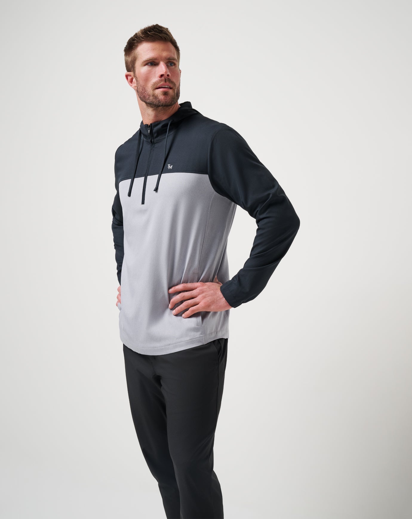 Men|New Coin Toss Quarter Zip Hoodie