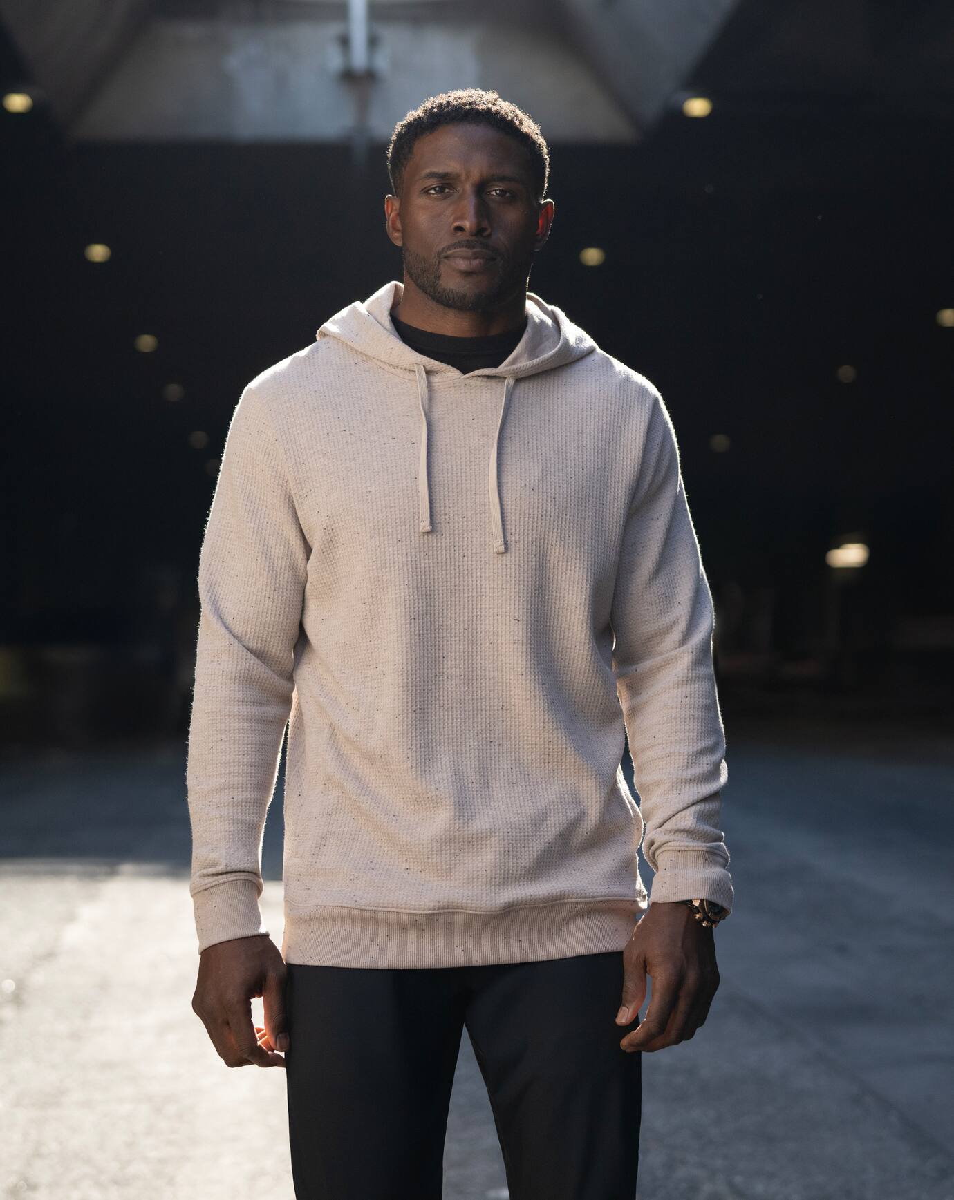 Men Cloud Waffle Hoodie