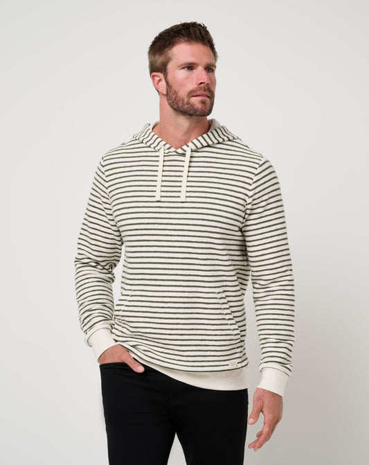 Men Shark Warning Hoodie