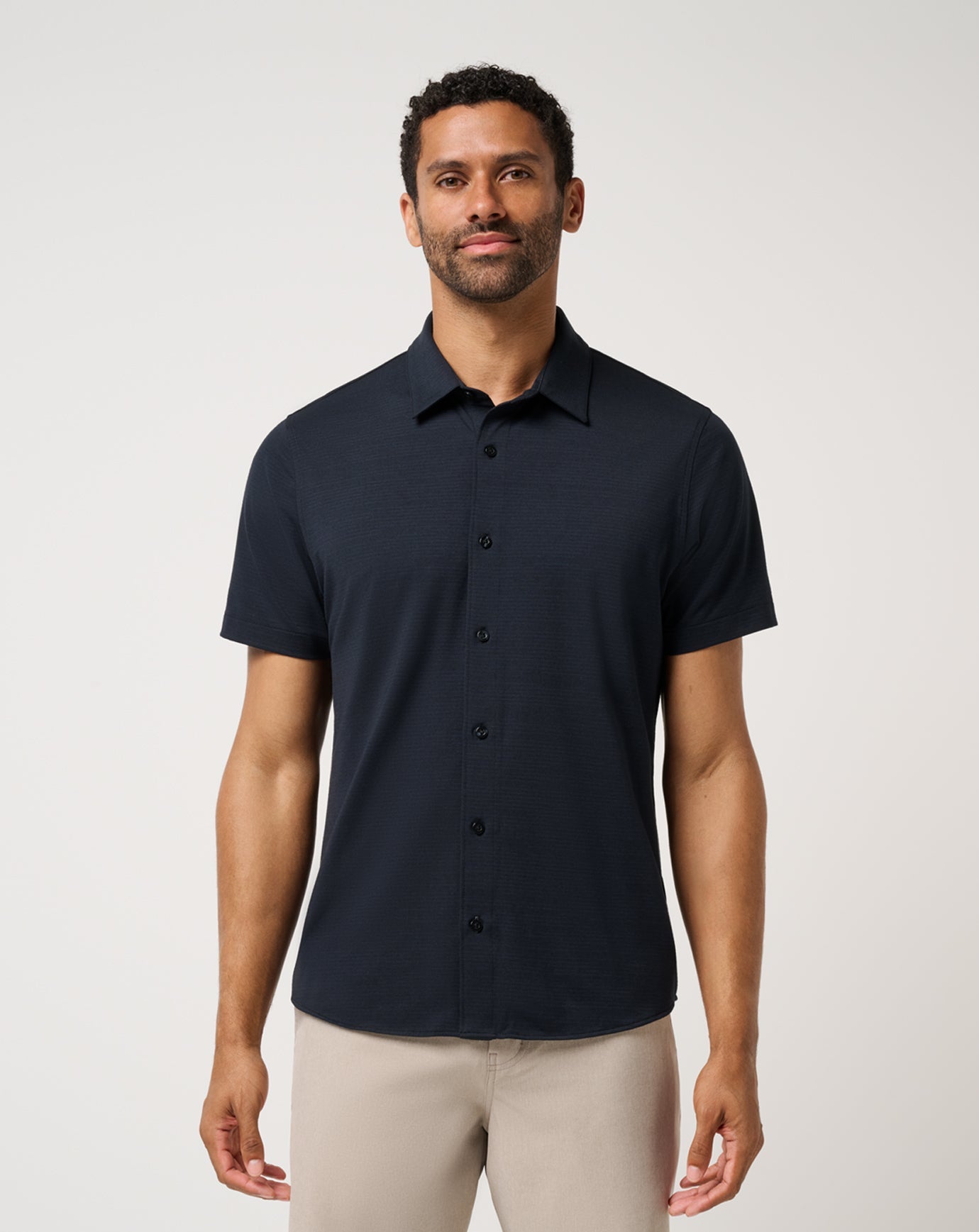 Men The Heater Button-Up