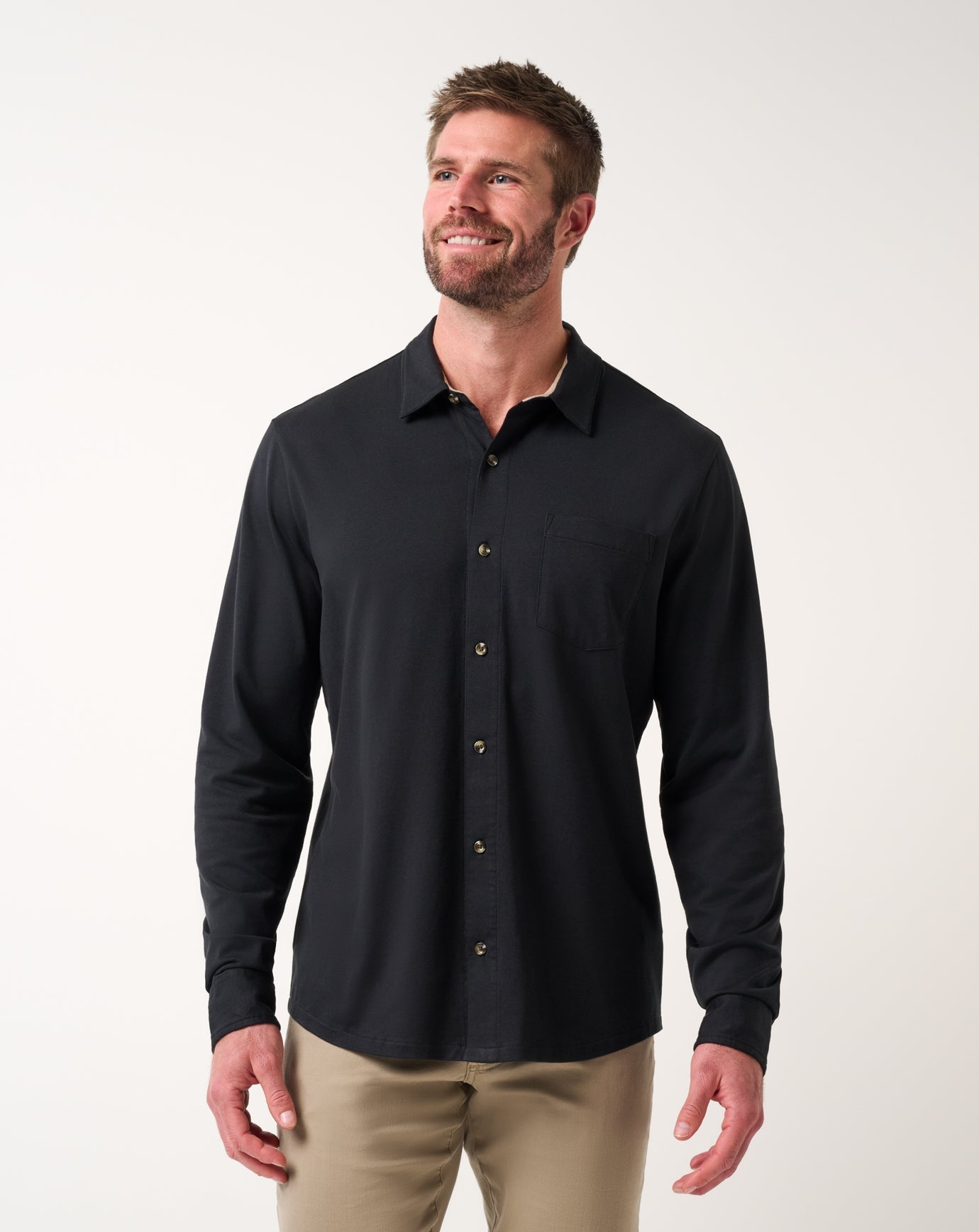 Men Comfortknit TM Social Club Button-Up