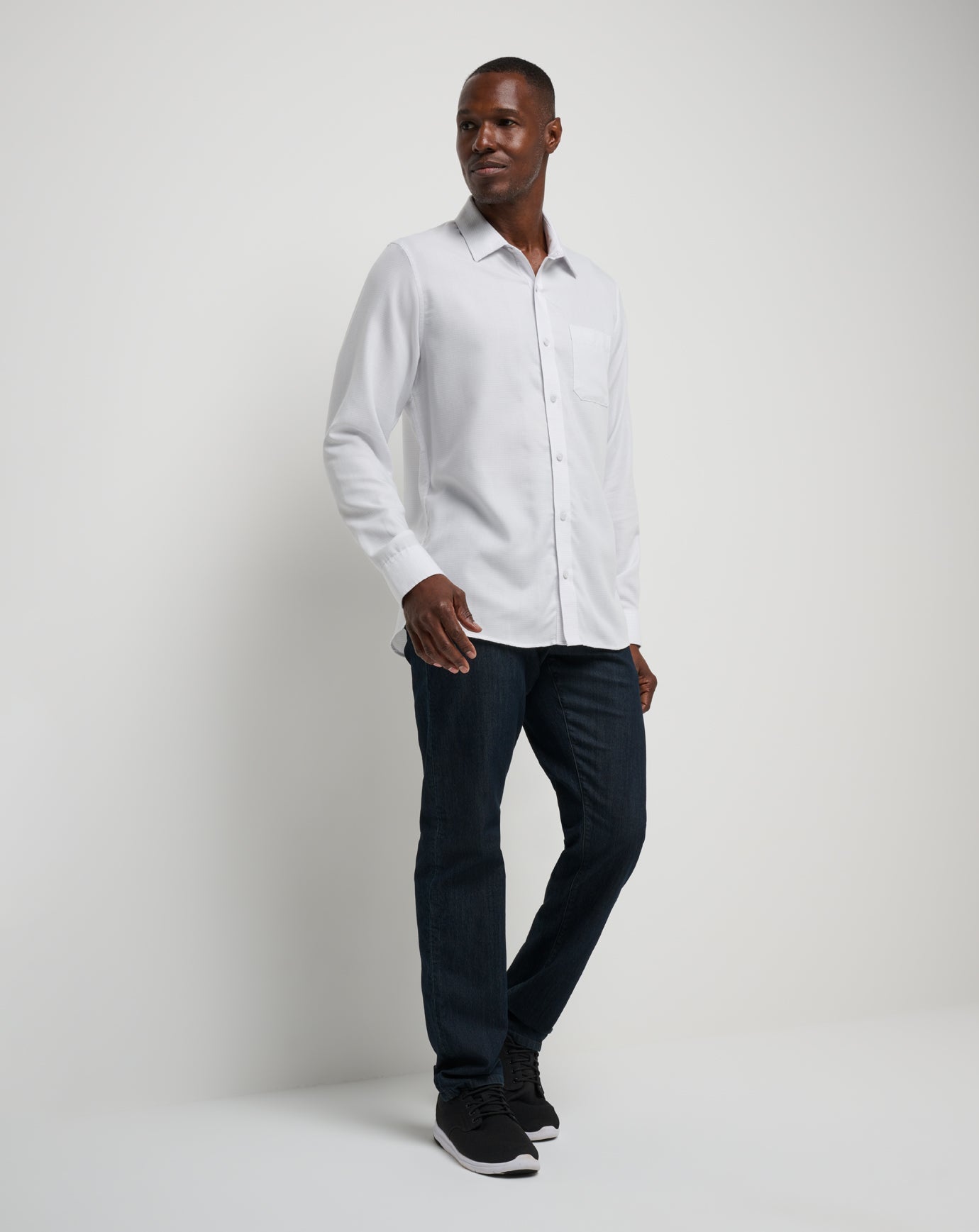 Men Little Leary Button-Up