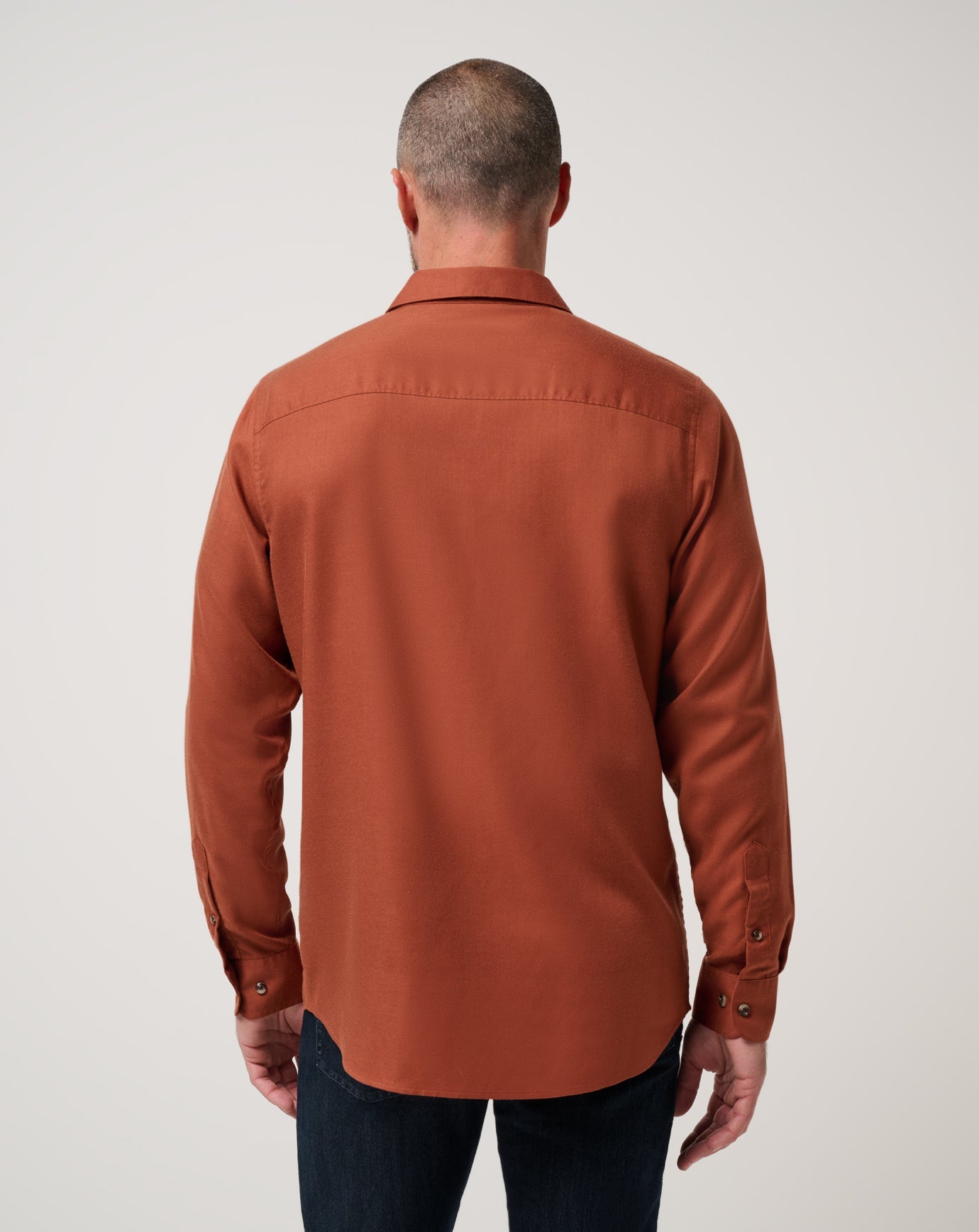 Men Cloud Flannel Button-Up