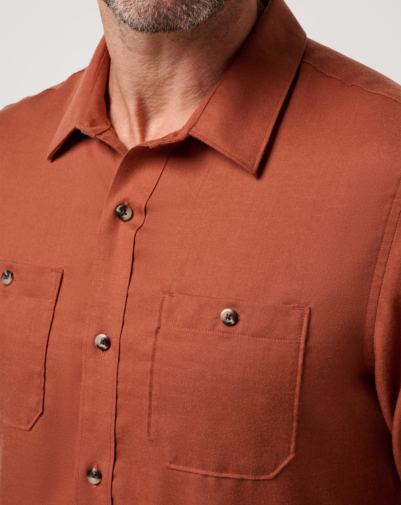 Men Cloud Flannel Button-Up
