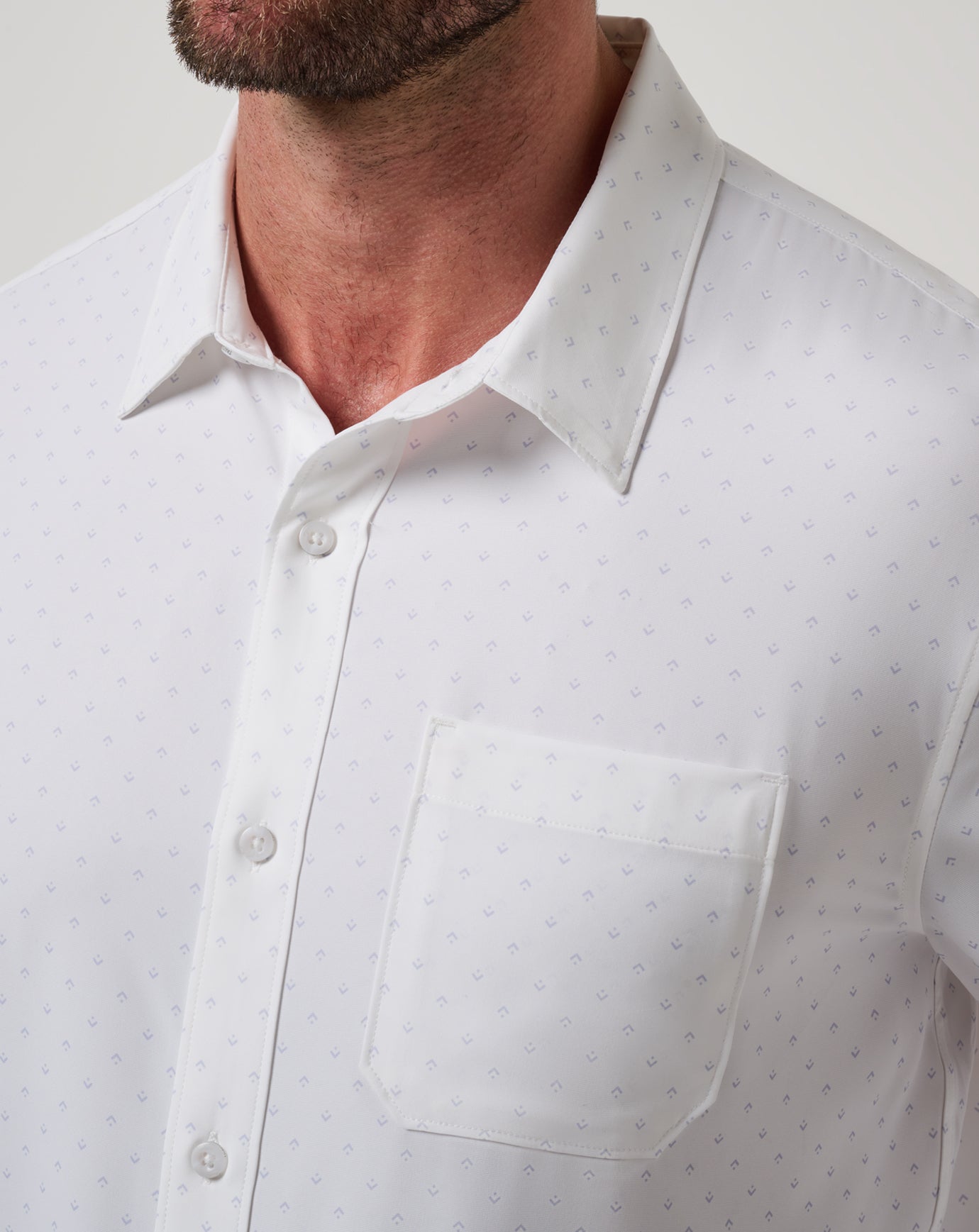 Men Techwoven Tidbits Button-Up