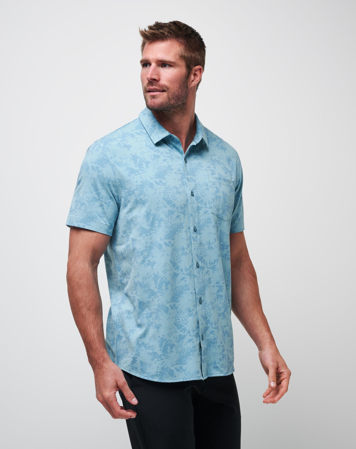Men Knit Braddah Button-Up