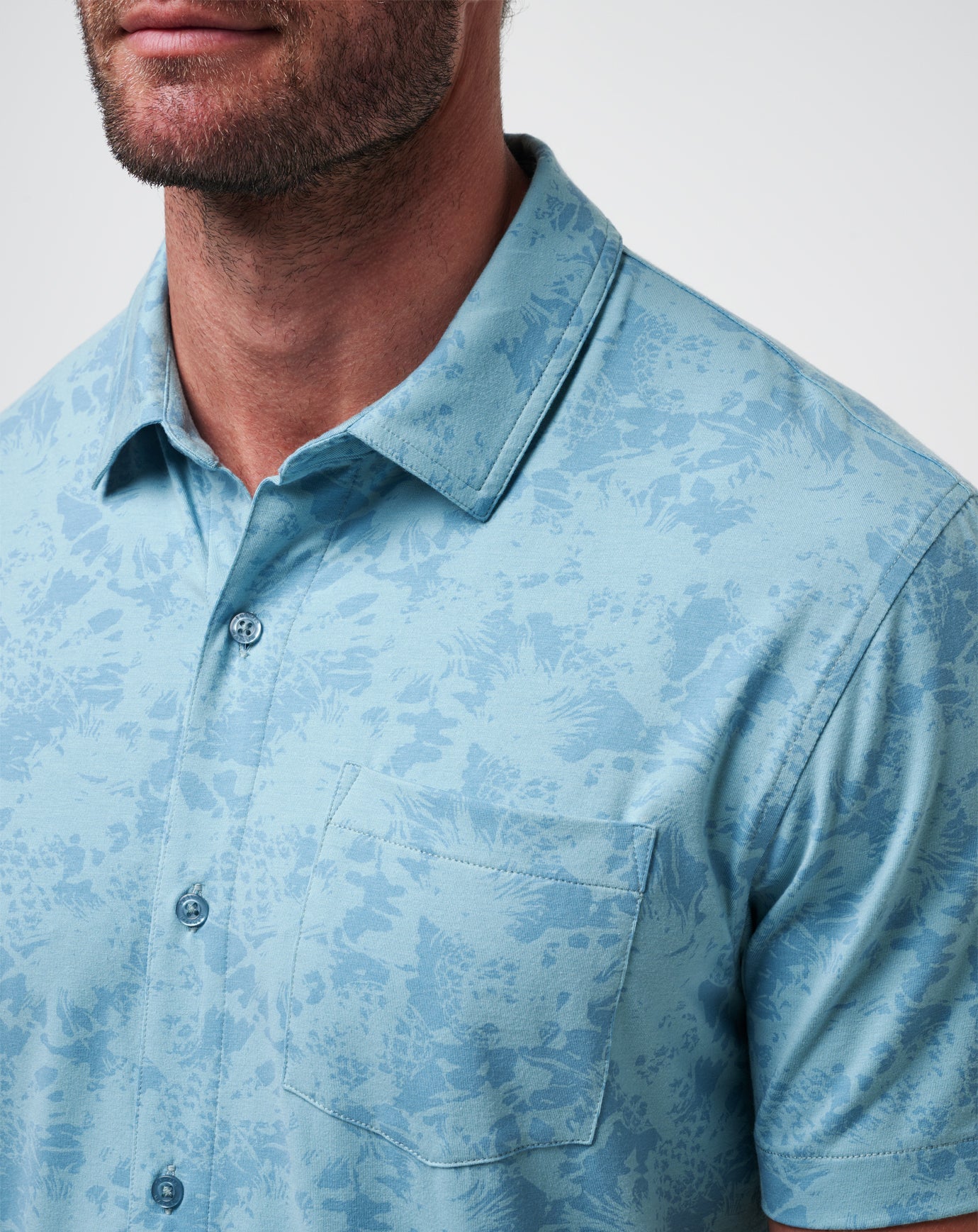 Men Knit Braddah Button-Up