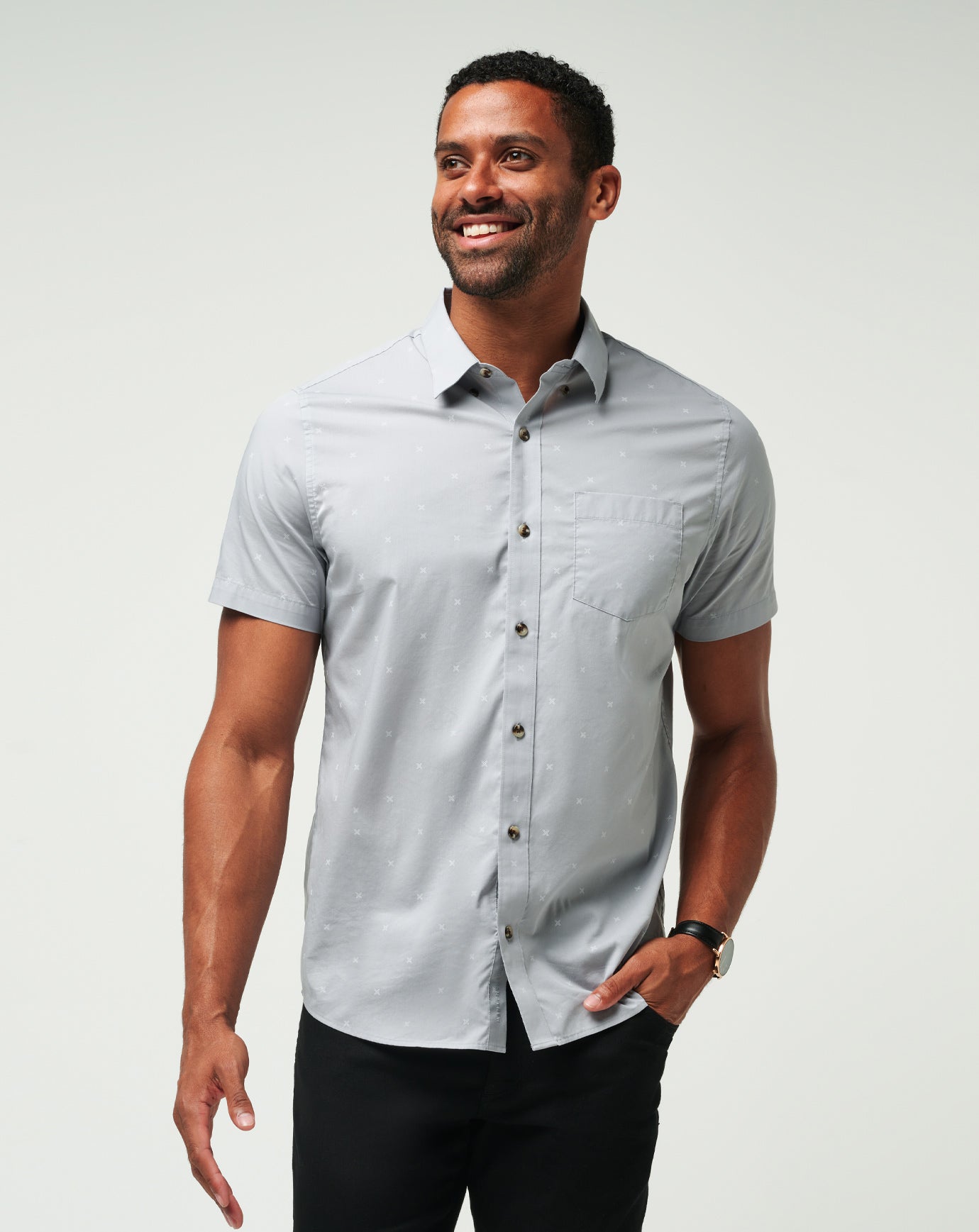 Men Across The Pond Button-Up