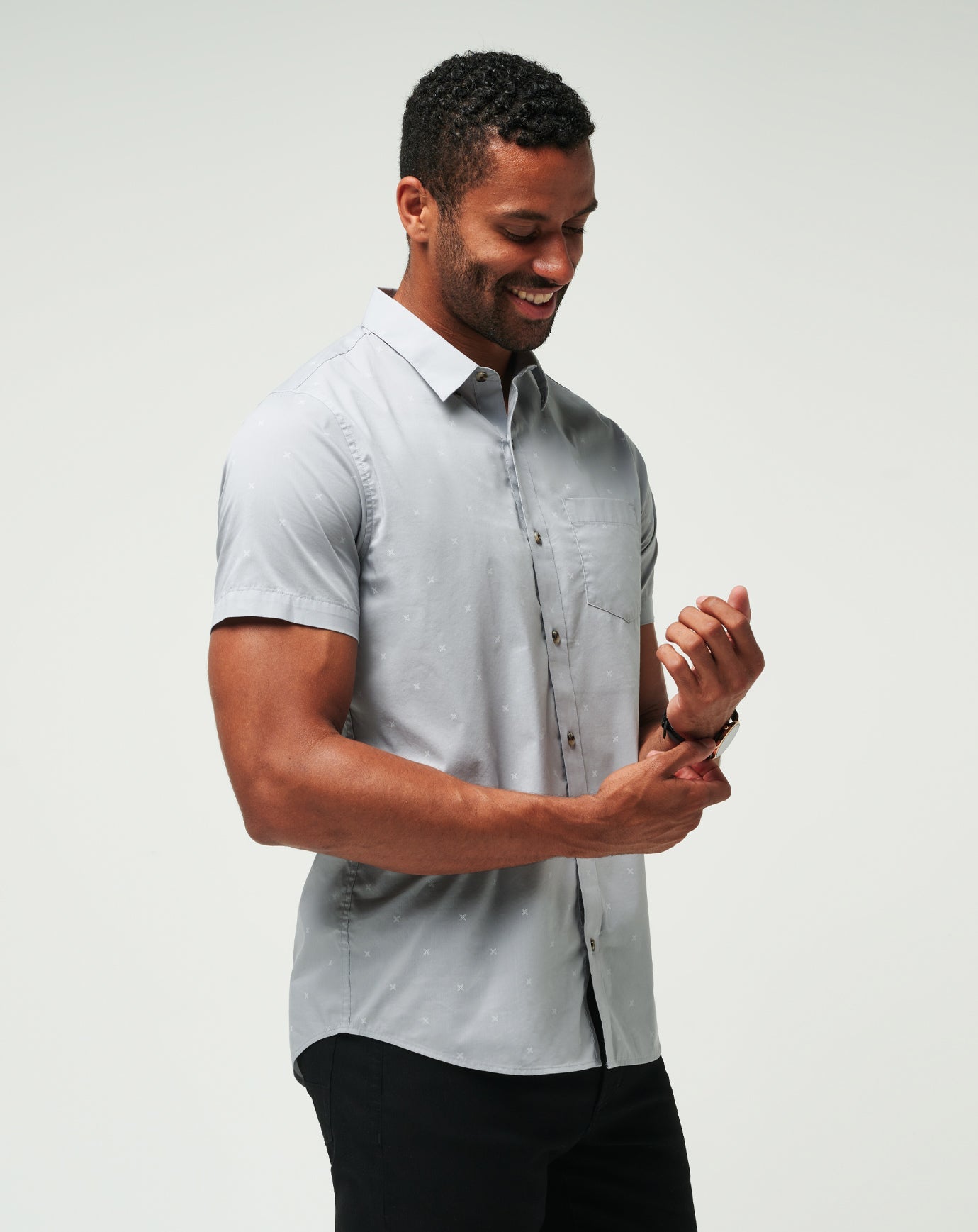 Men Across The Pond Button-Up