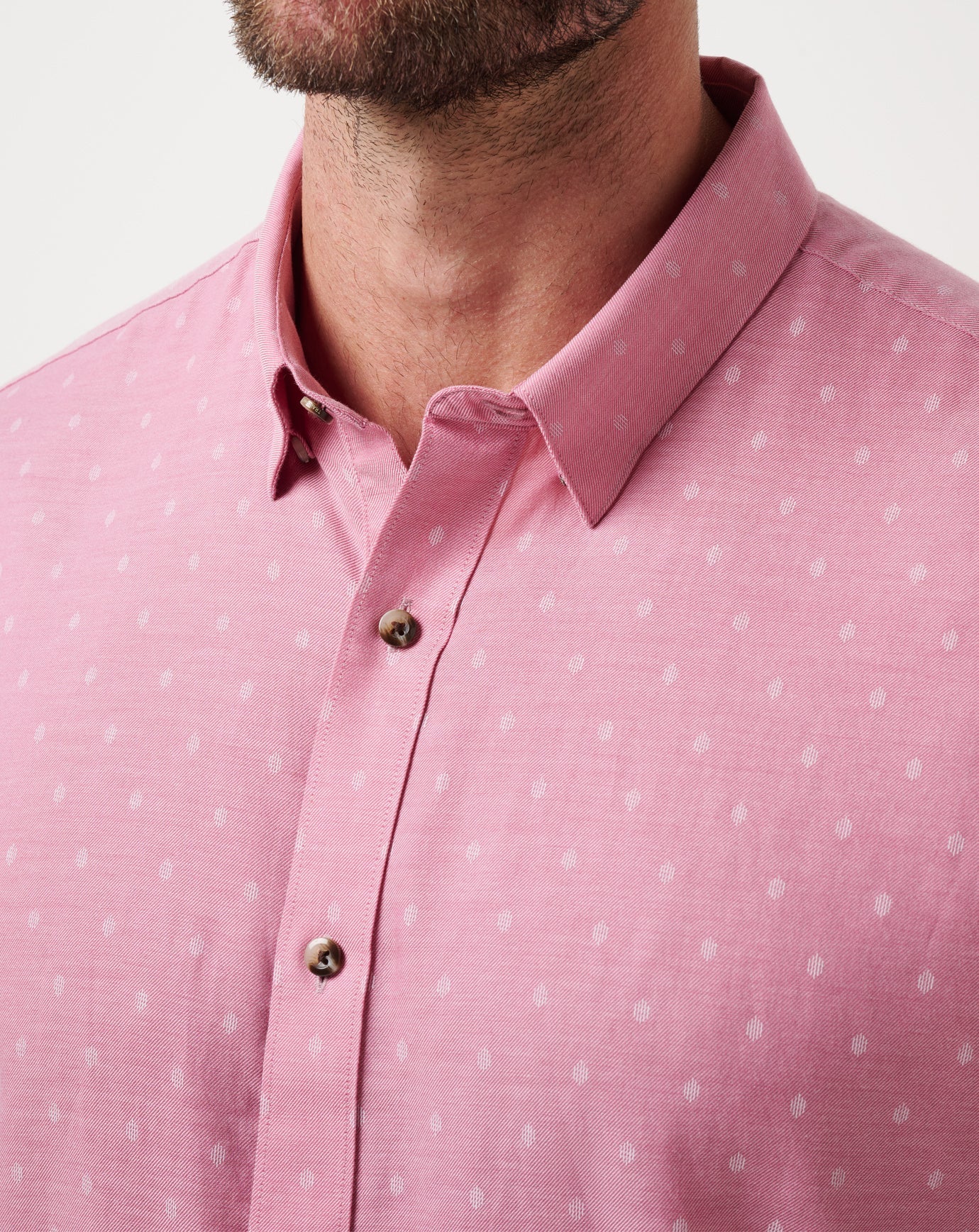 Men Early Check In Button-Up