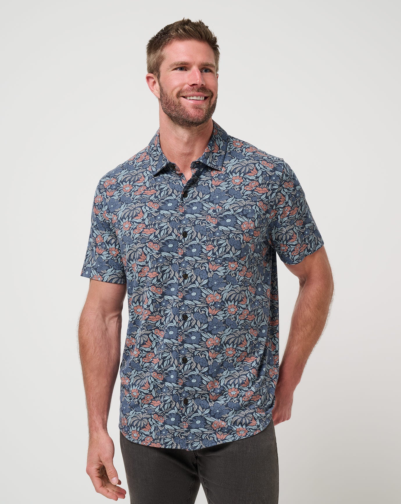 Men Knit Day Cruise Button-Up