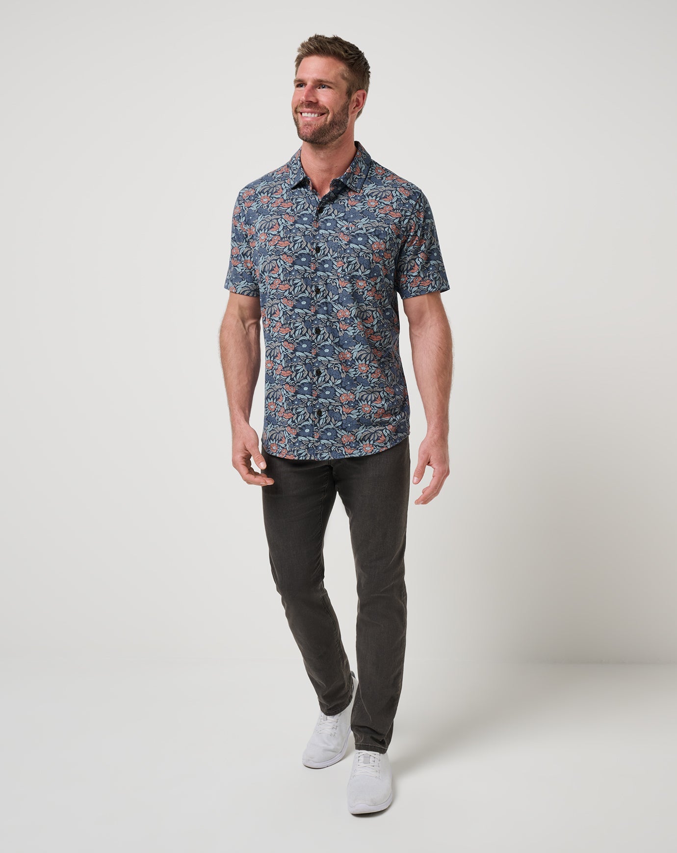 Men Knit Day Cruise Button-Up
