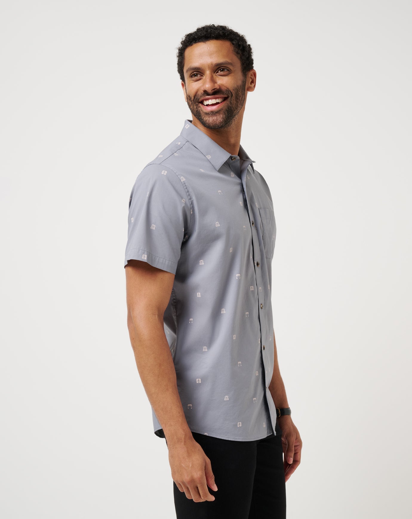 Men French Riviera Button-Up