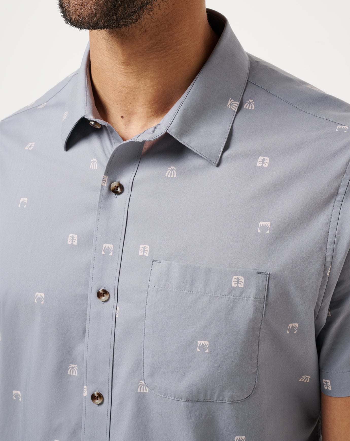 Men French Riviera Button-Up