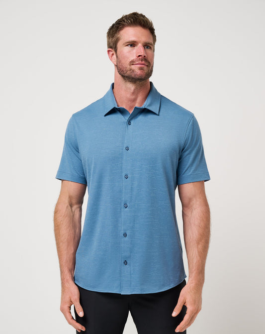 Men The Heater Button-Up