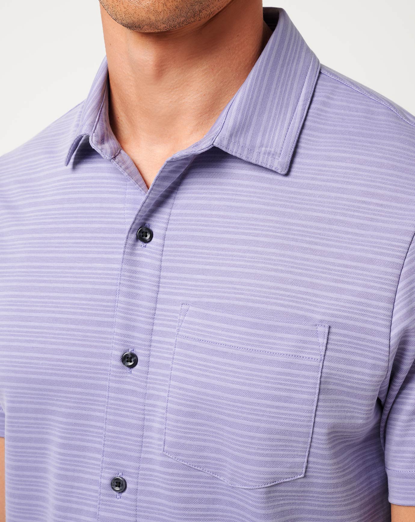 Men Knit Trip To The City Button-Up