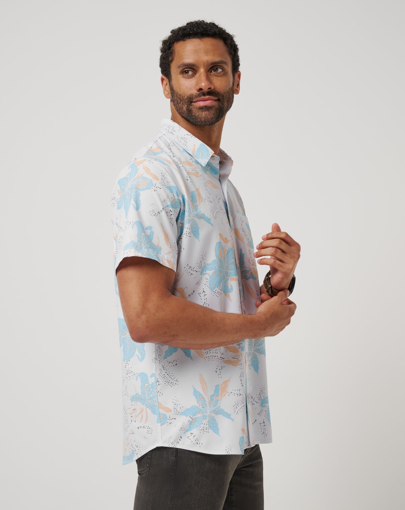 Men|New Techwoven Board Battle Button-Up