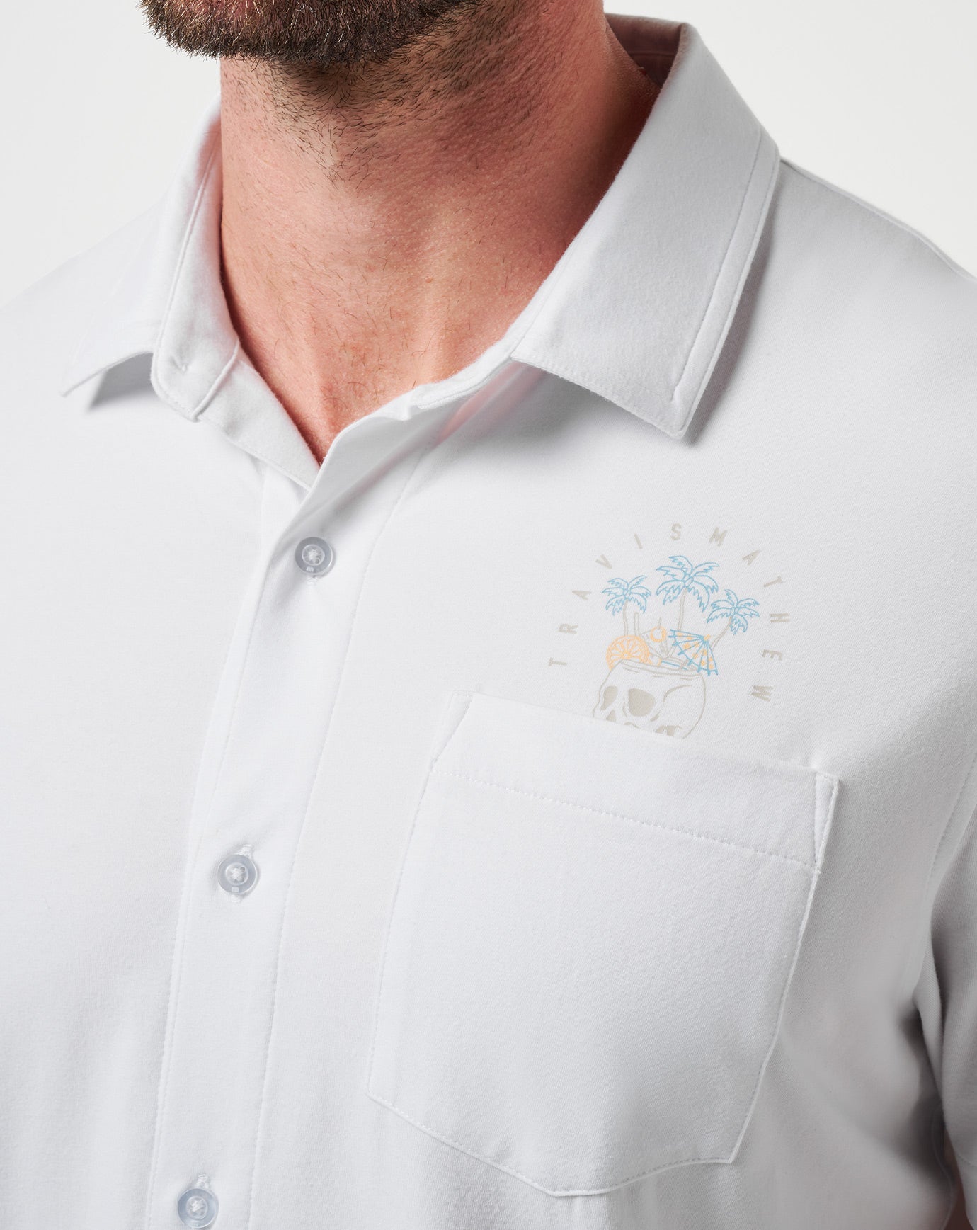 Men Poolside Pitcher Button-Up