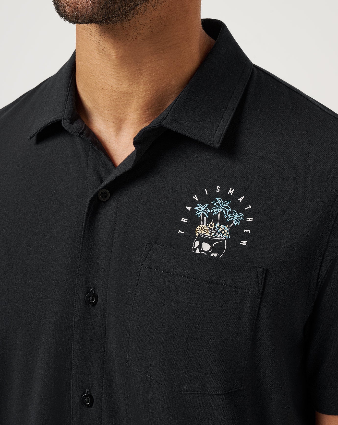 Men Poolside Pitcher Button-Up