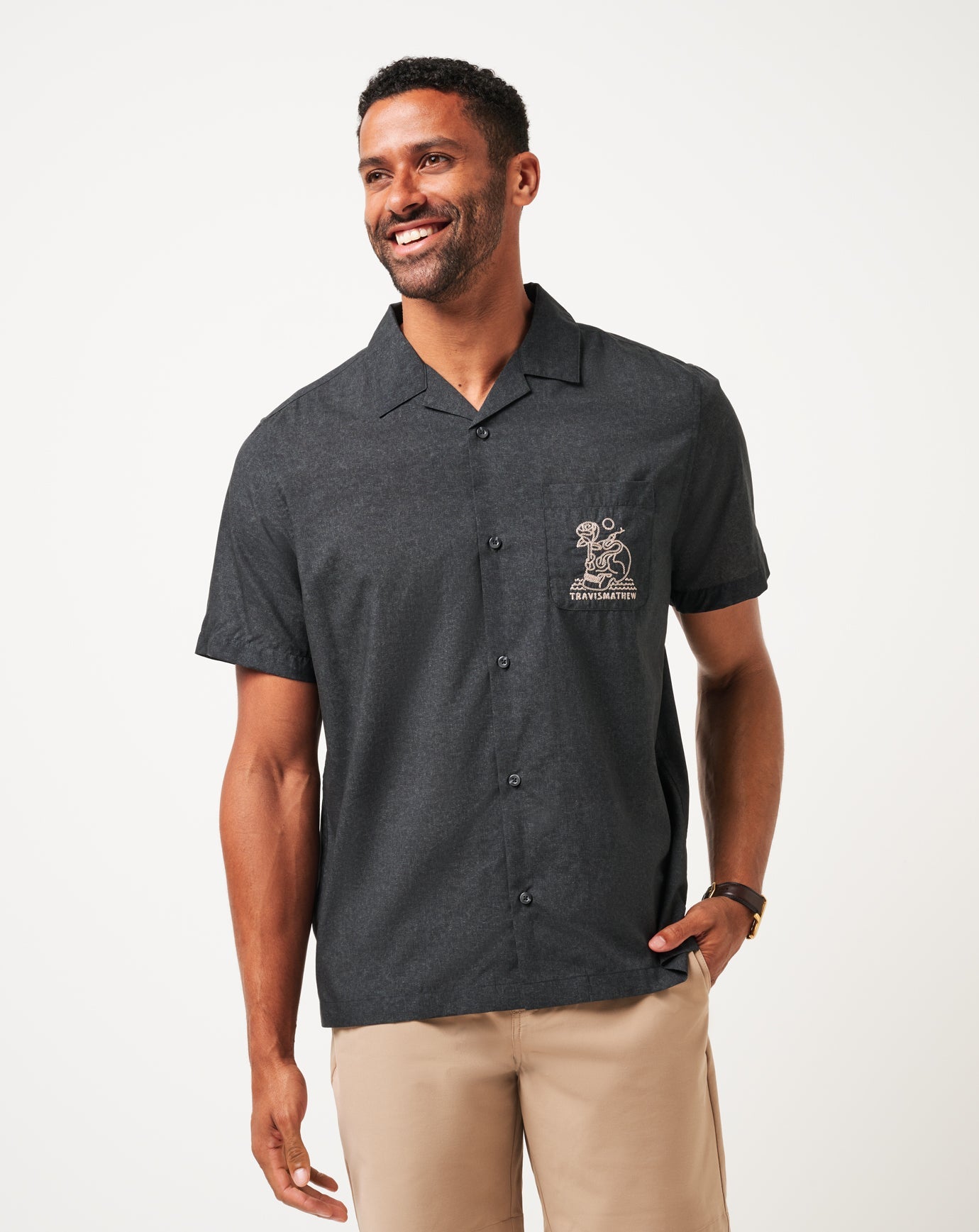 Men Lost Cave Button-Up