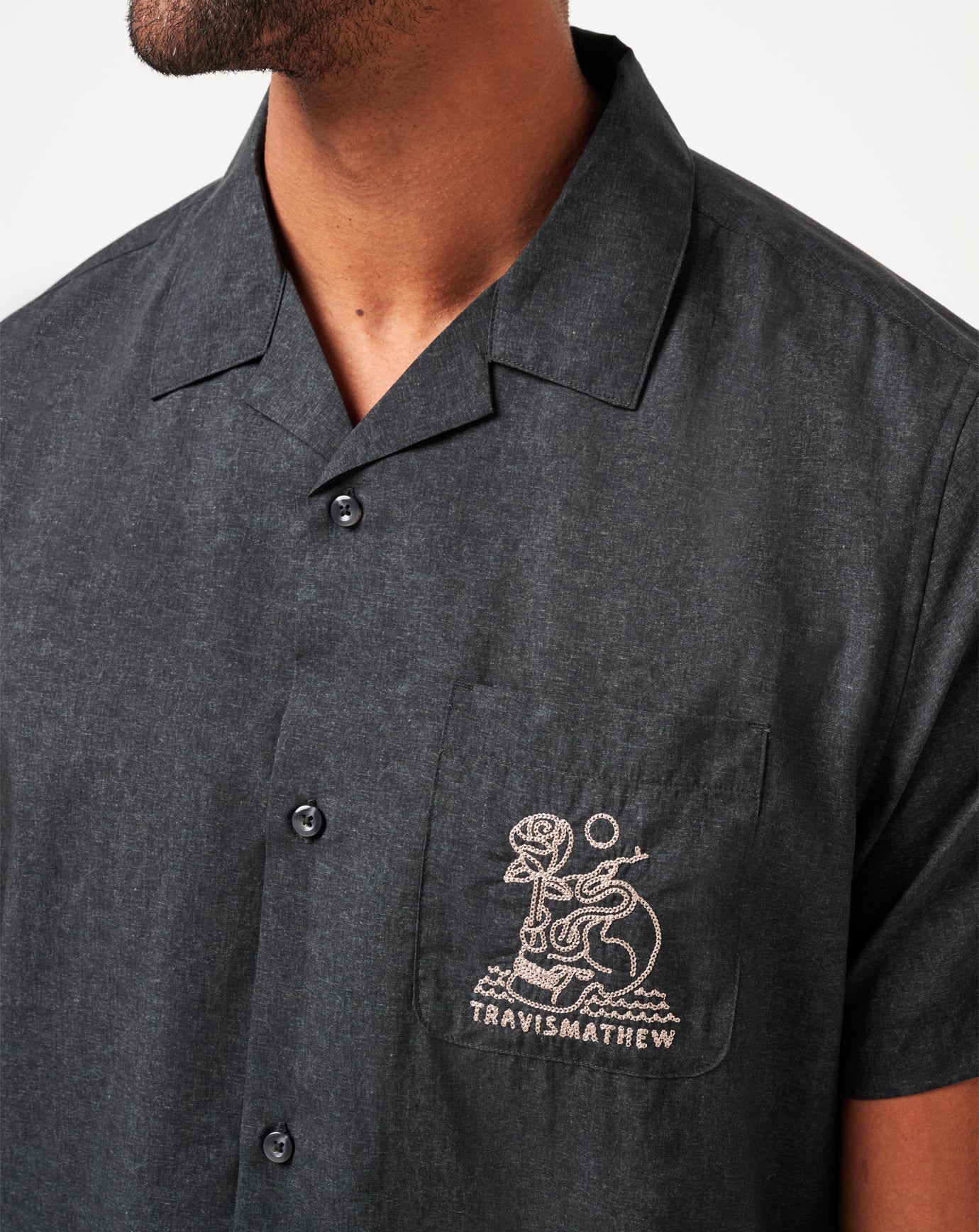 Men Lost Cave Button-Up