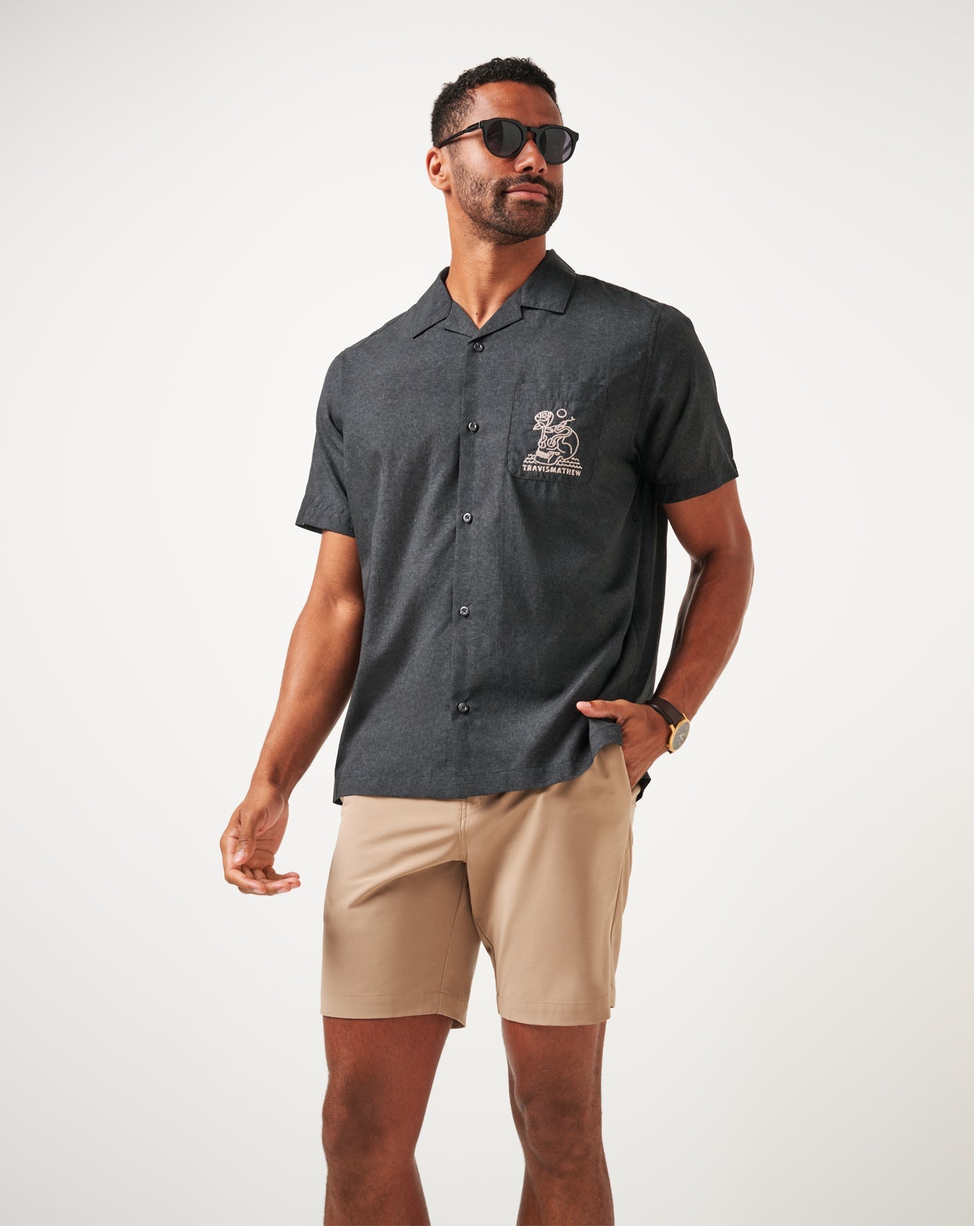 Men Lost Cave Button-Up