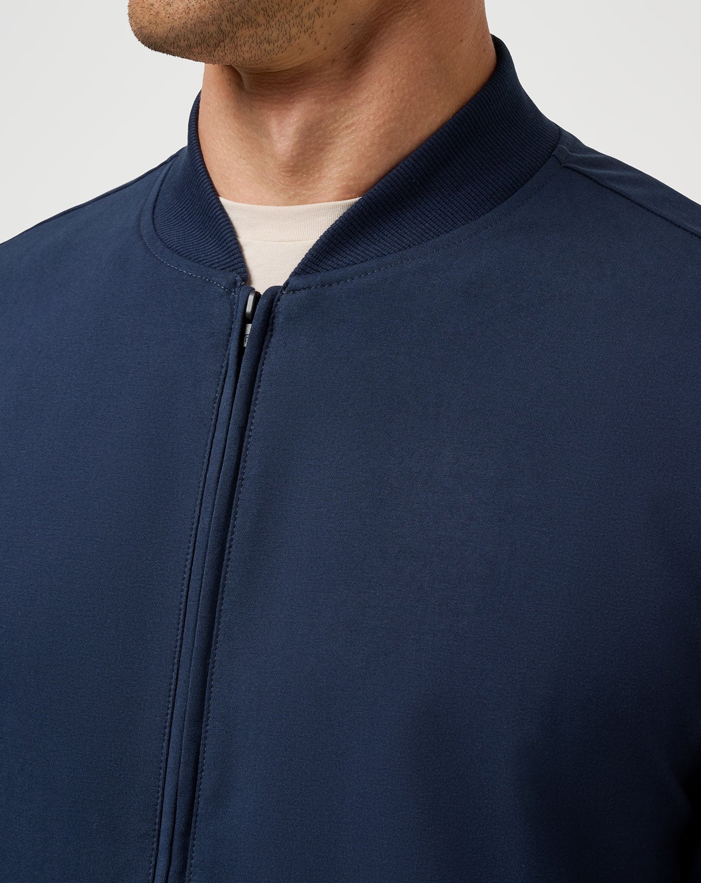 Men Stretchknit Bomber Jacket
