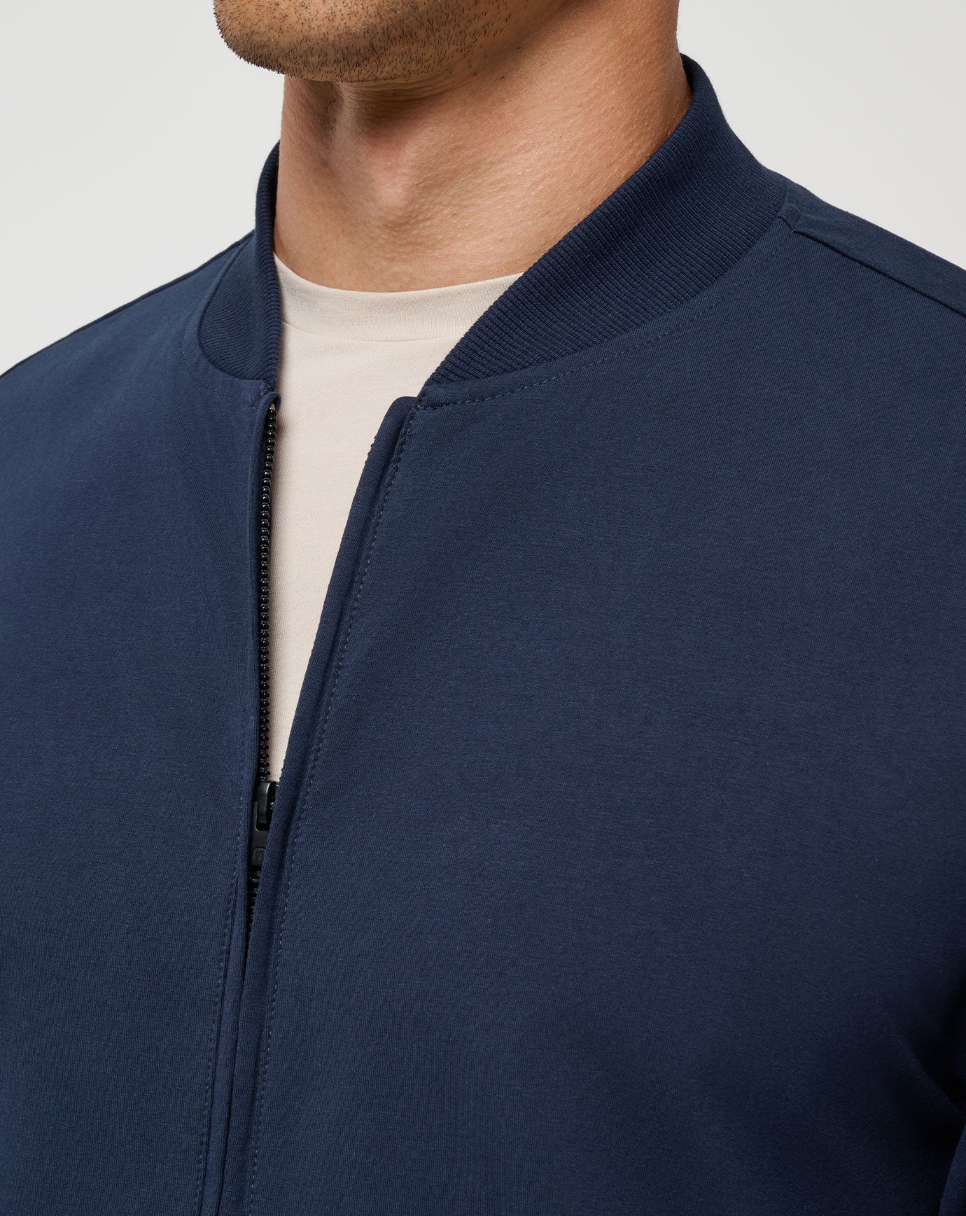 Men Stretchknit Bomber Jacket