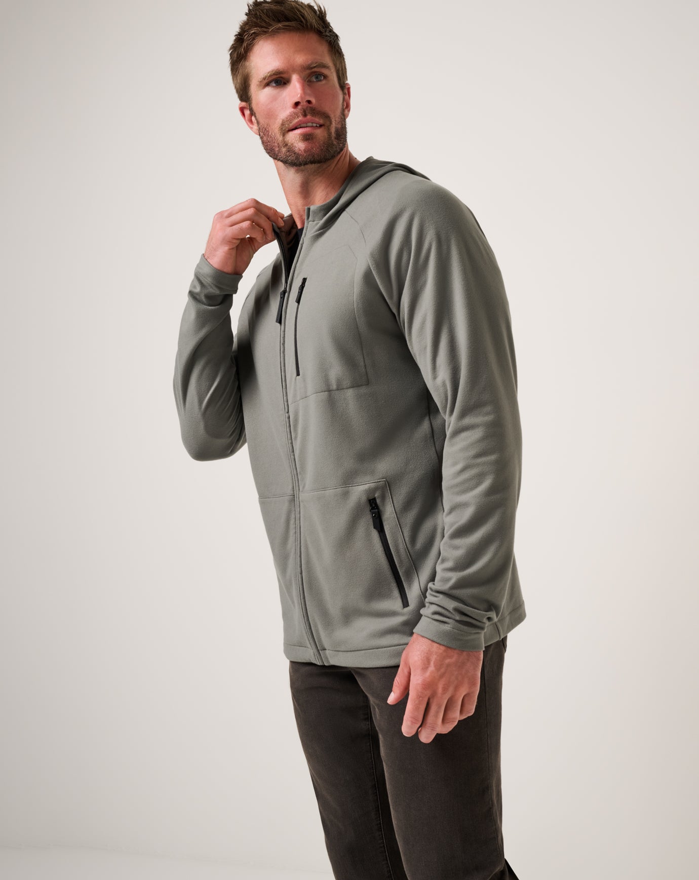 Men Quest Polar Full Zip Jacket