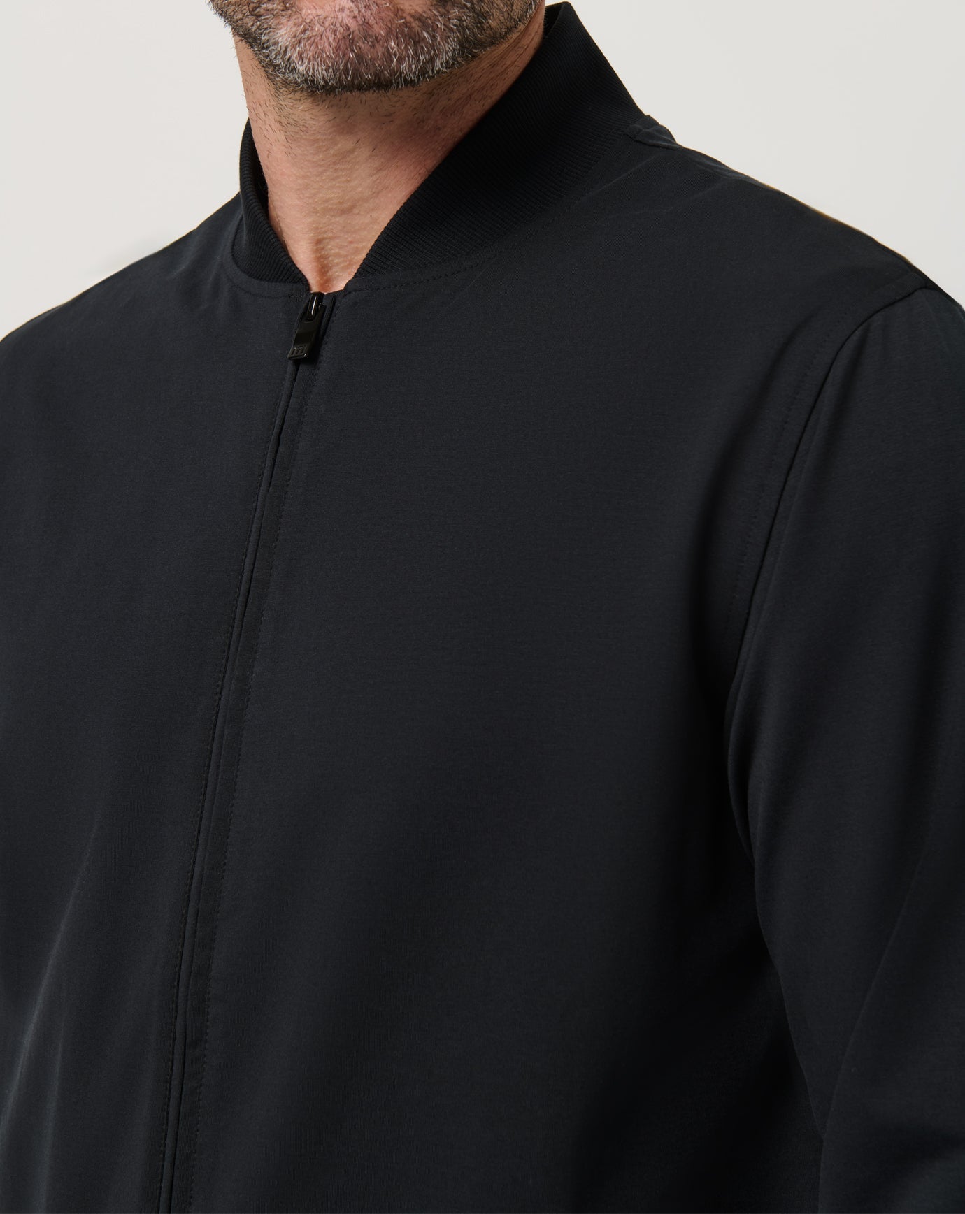 Men Stretchknit Bomber Jacket