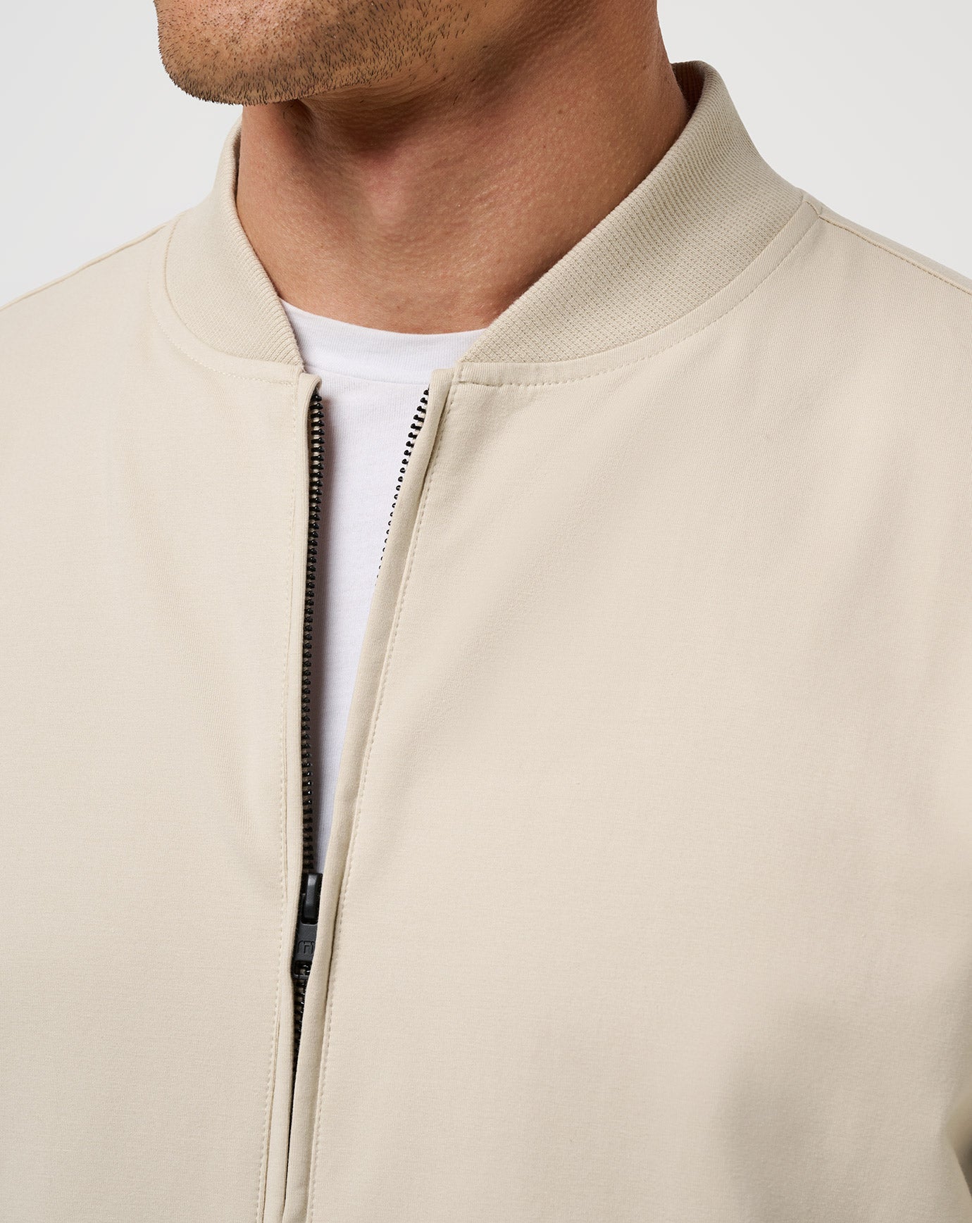 Men Stretchknit Bomber Jacket