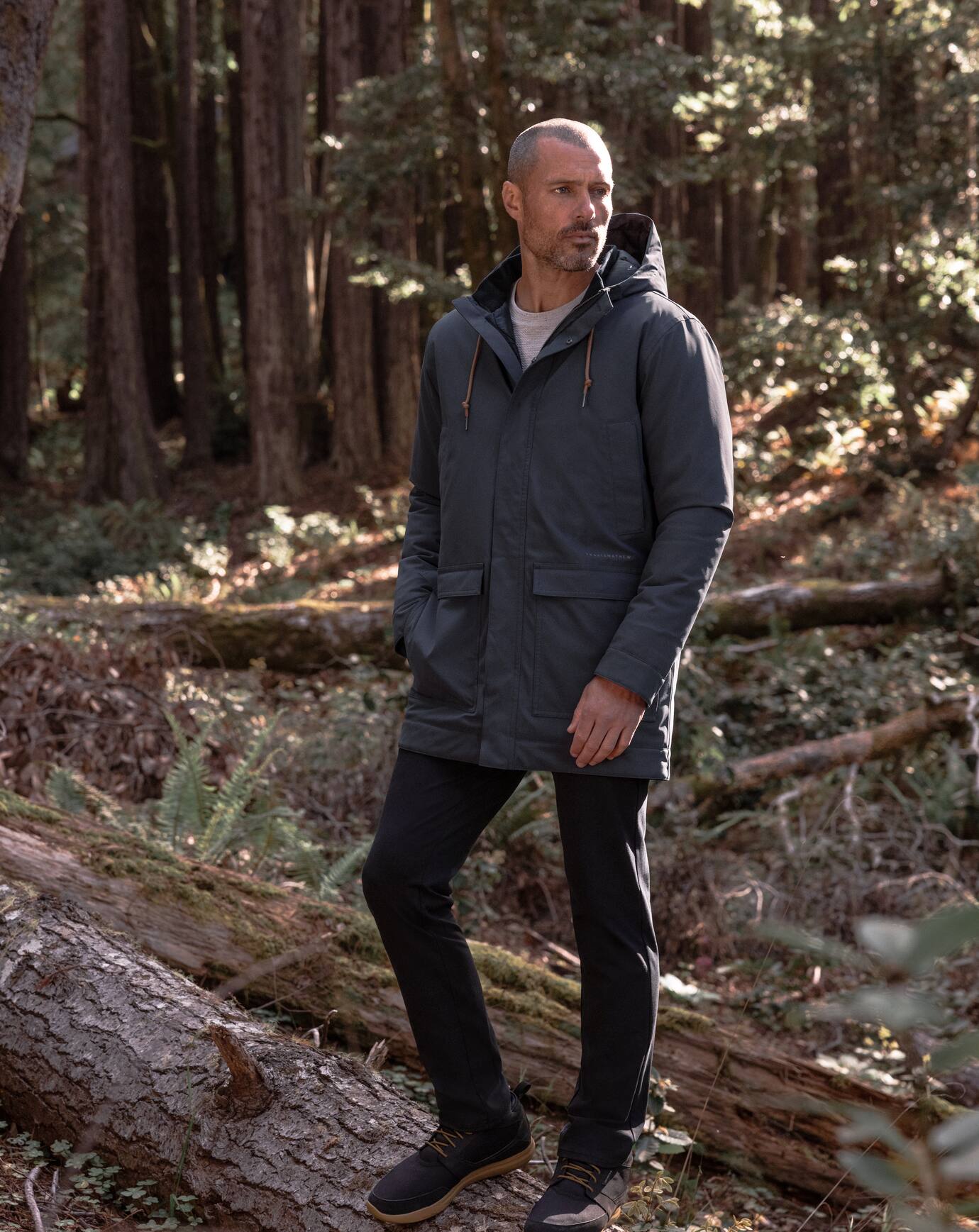 Men Mountain Pass Long Jacket