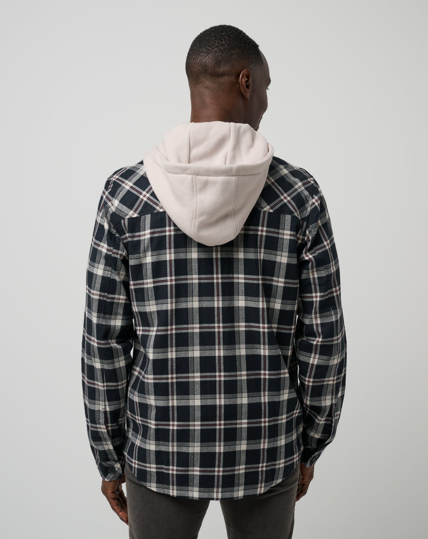 Men Baubles Button-Up Hoodie