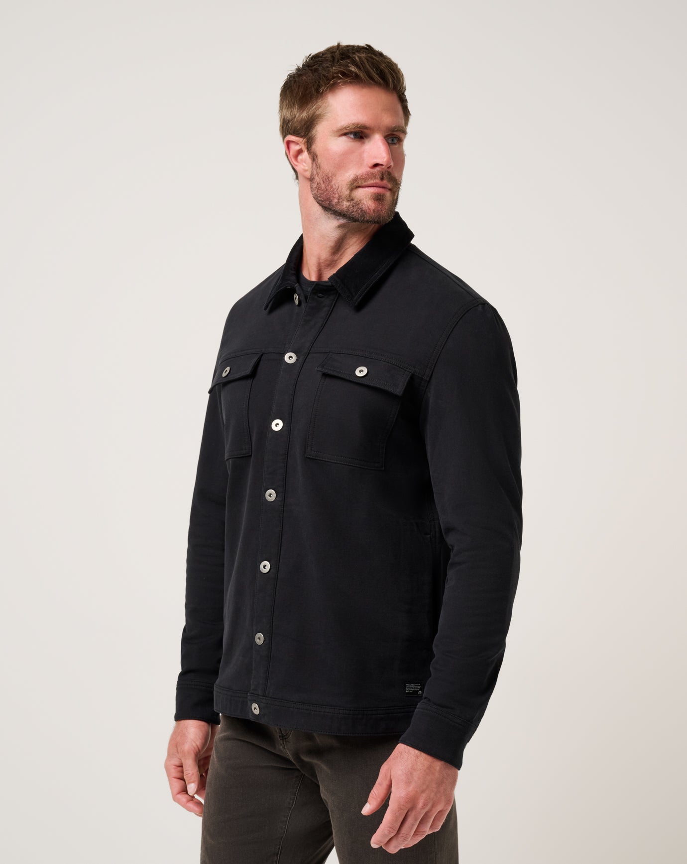 Men Cloud Denim Cord Jacket