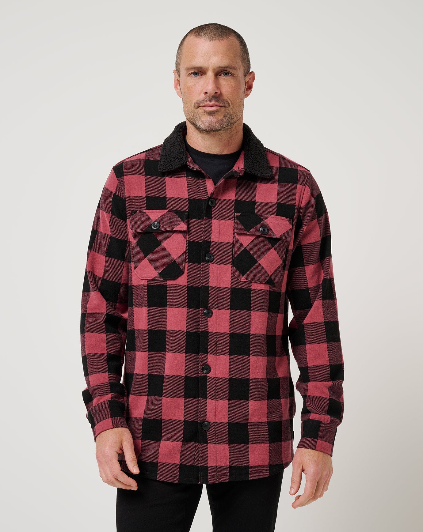 Men Winterize Shirt Jacket