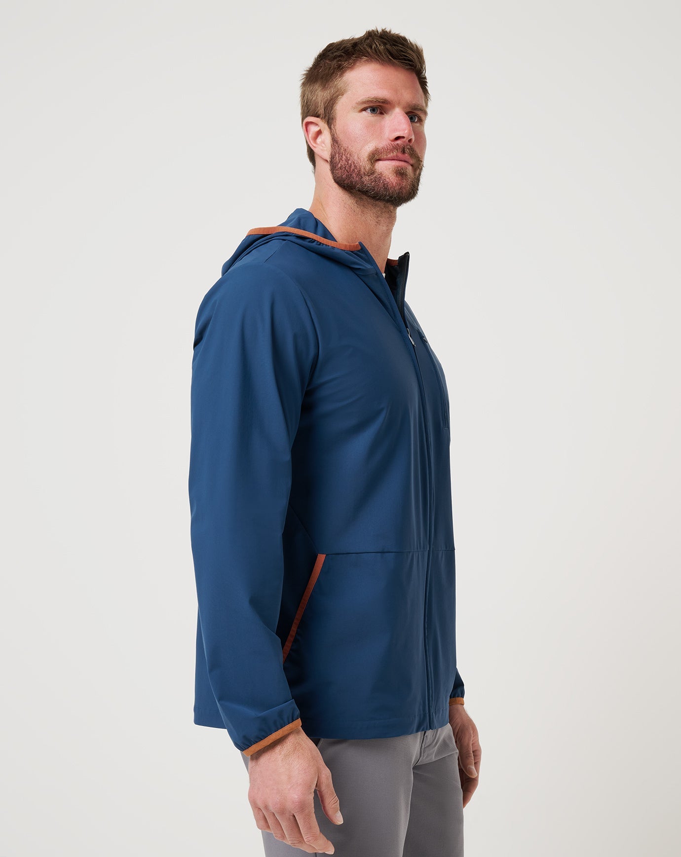 Men|Golf Long Layover Jacket
