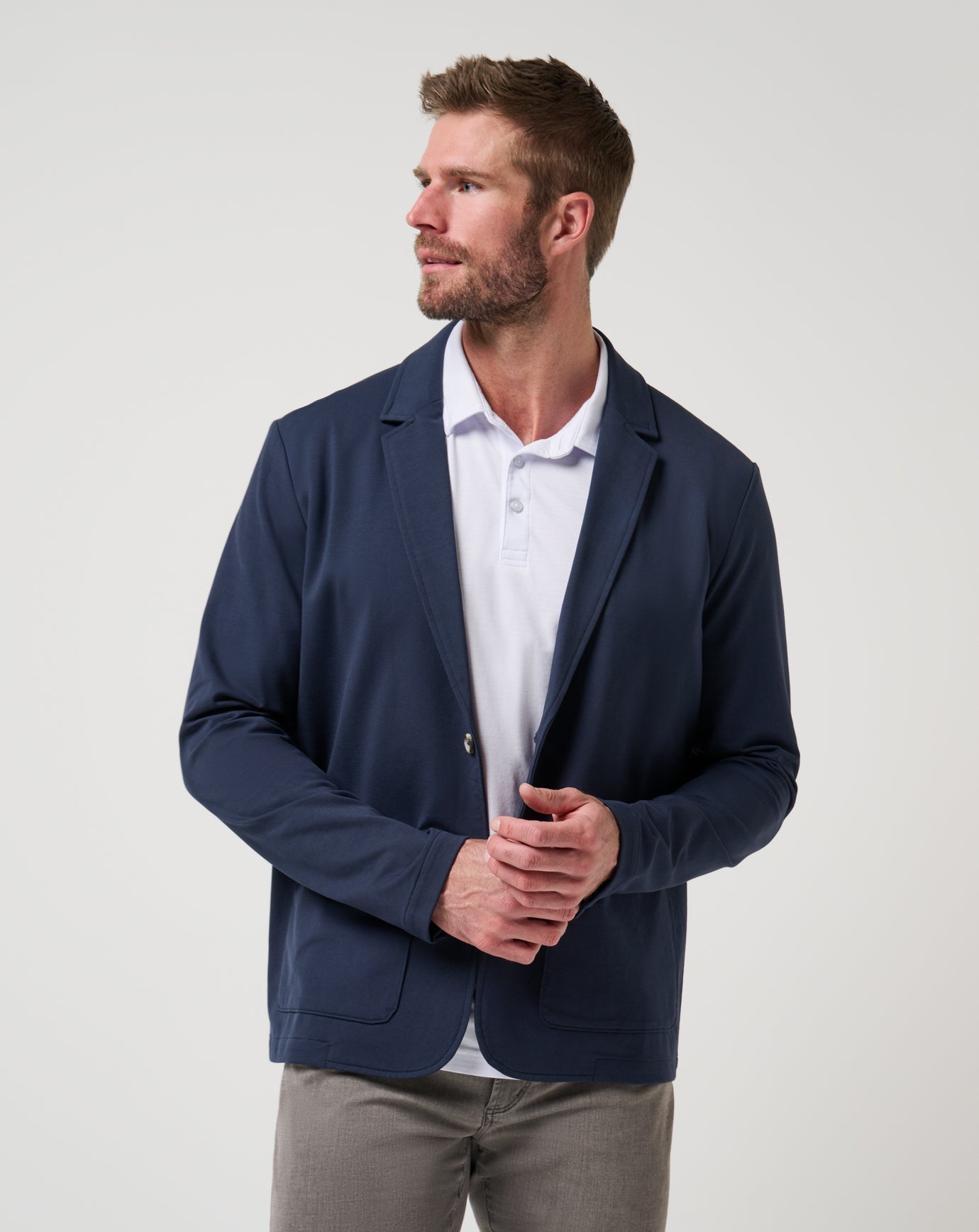 Men Stretchknit Blazer
