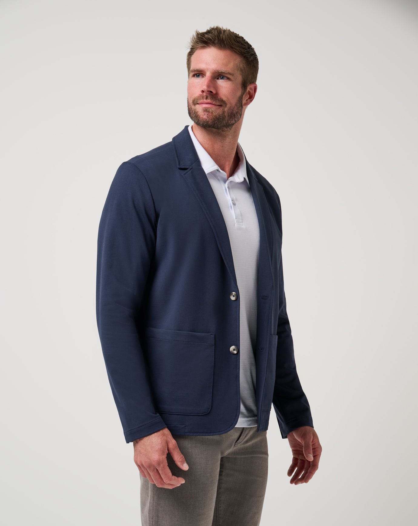 Men Stretchknit Blazer