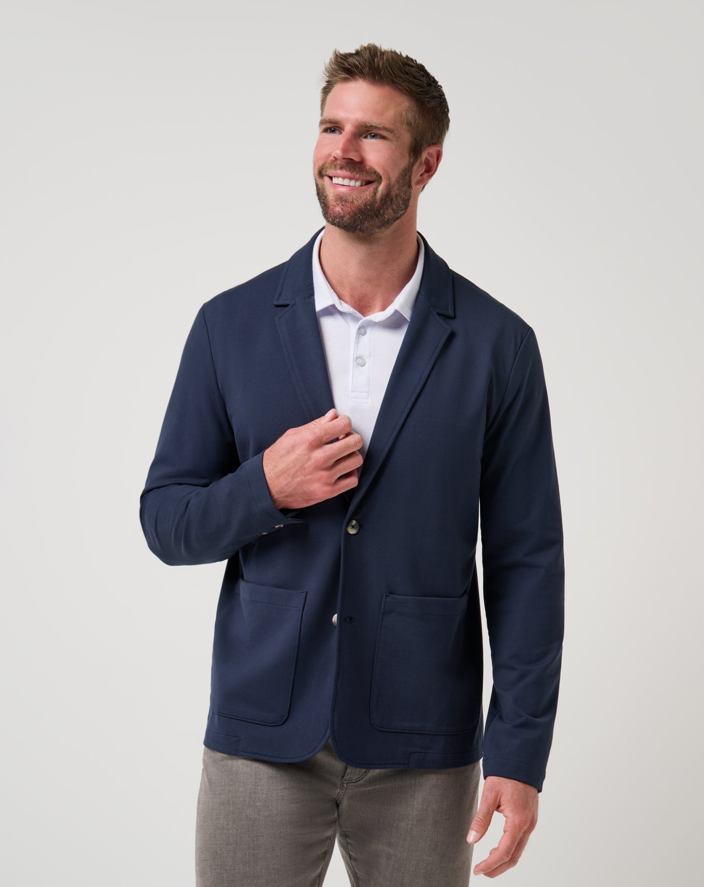 Men Stretchknit Blazer