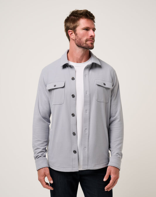 Men Peak Fleece Shirt Jacket