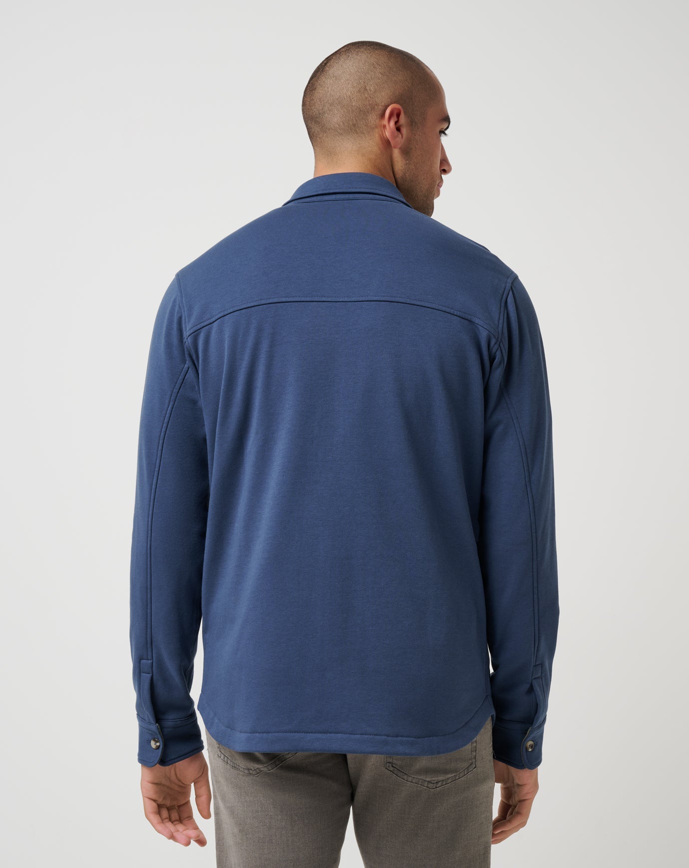 Men Cloud Shirt Jacket