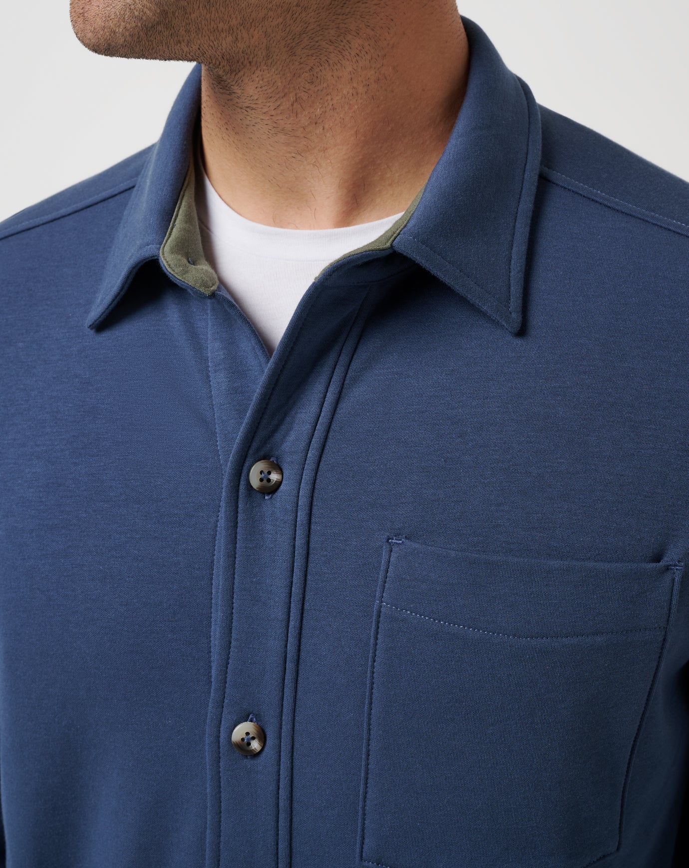 Men Cloud Shirt Jacket