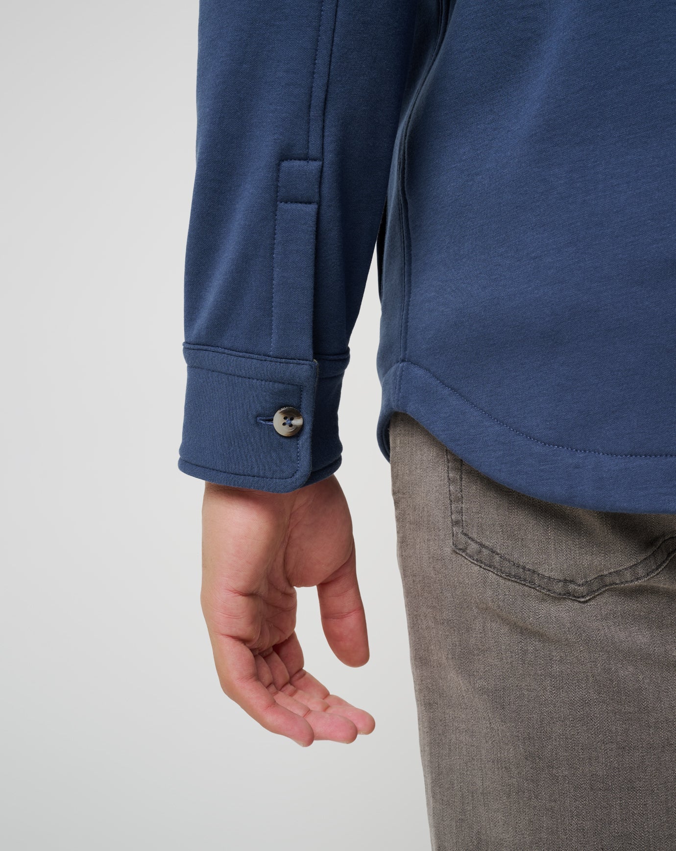 Men Cloud Shirt Jacket