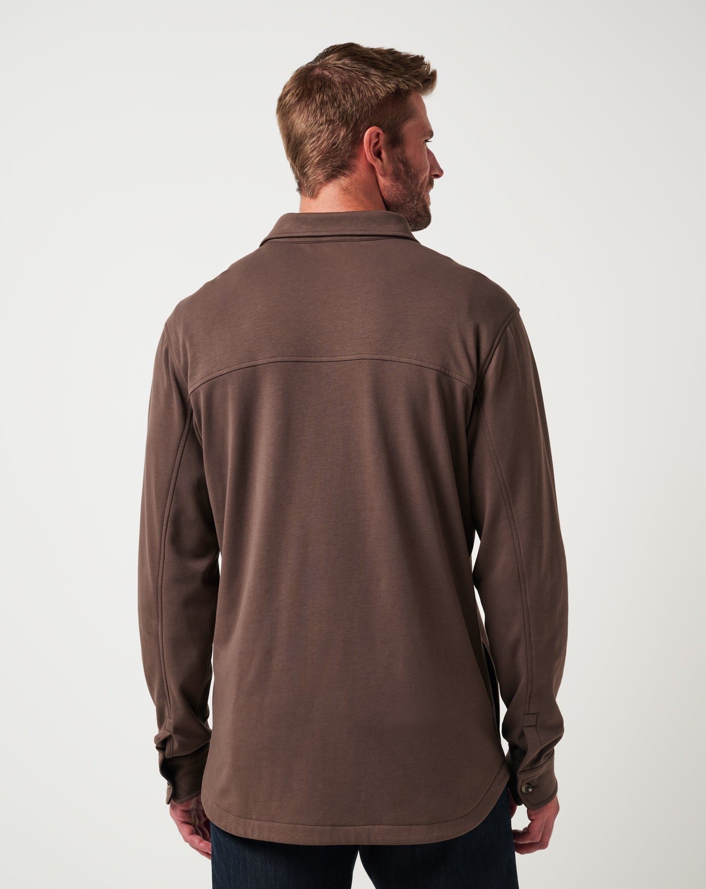Men Cloud Shirt Jacket