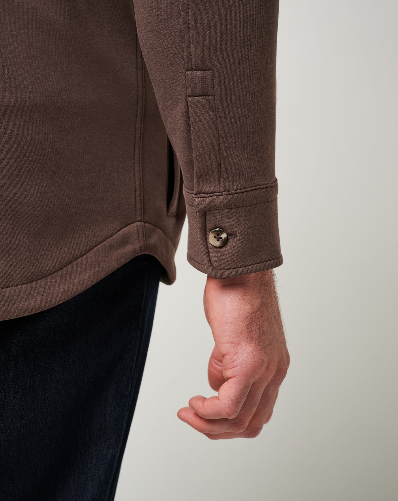 Men Cloud Shirt Jacket