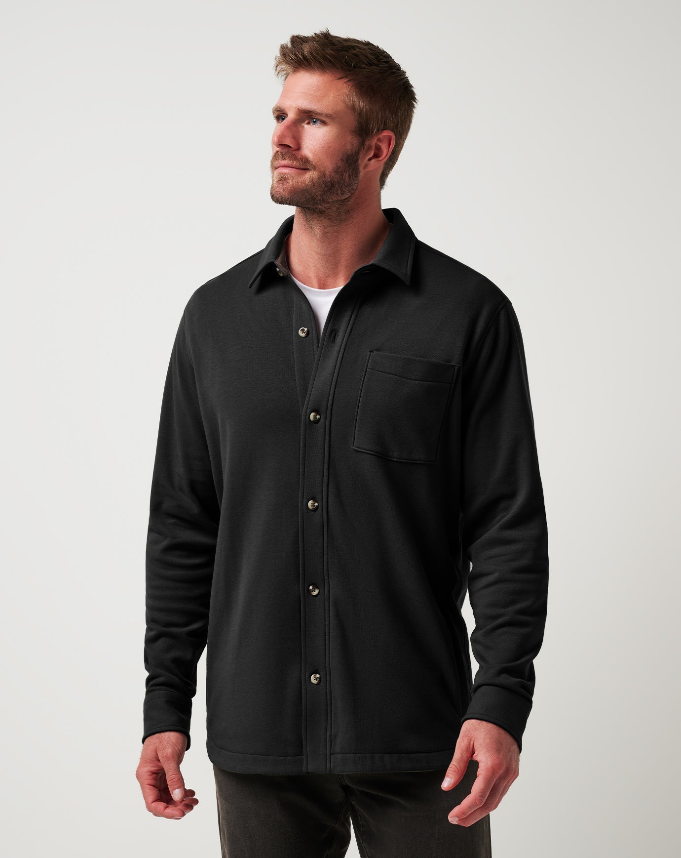 Men Cloud Shirt Jacket