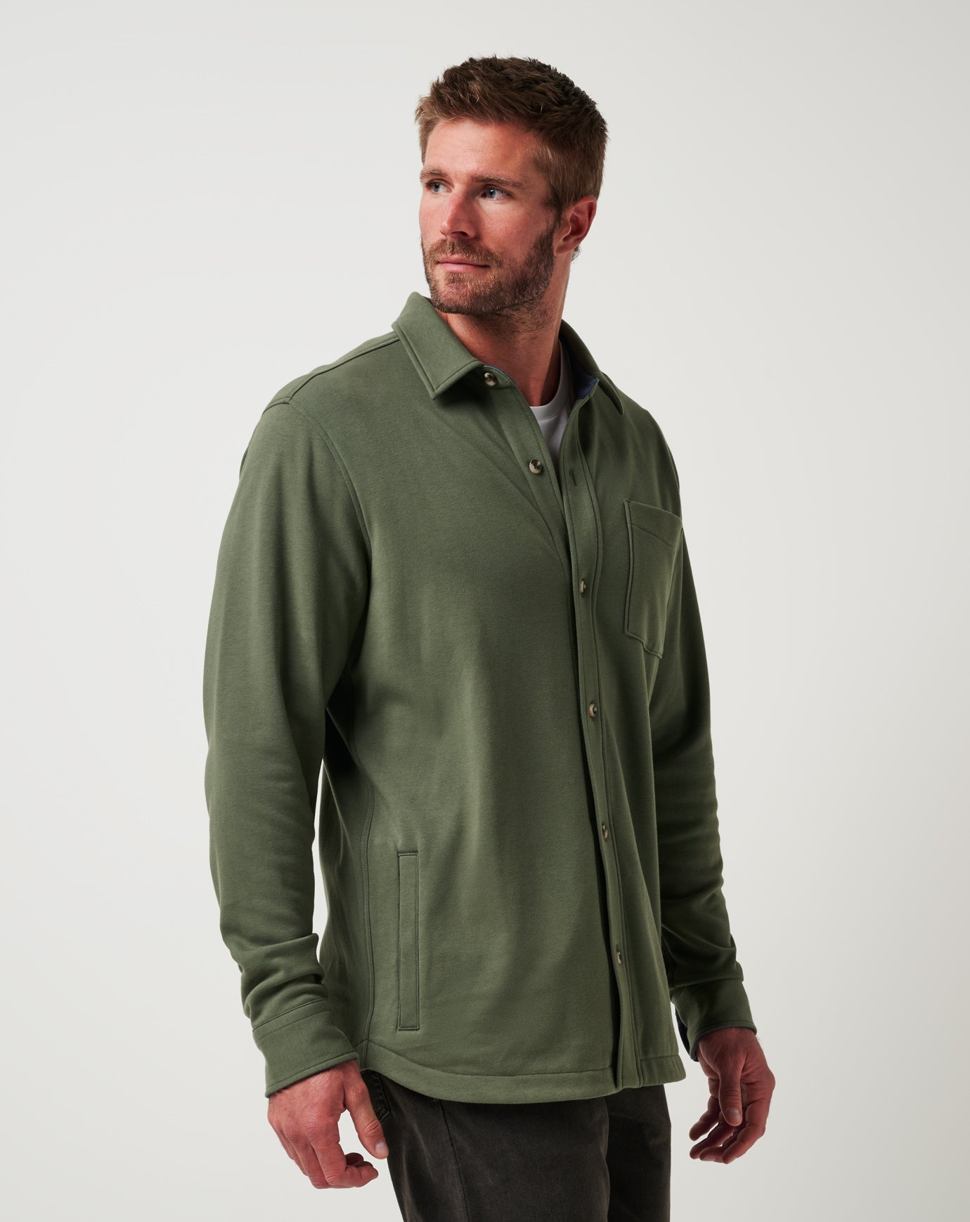 Men Cloud Shirt Jacket