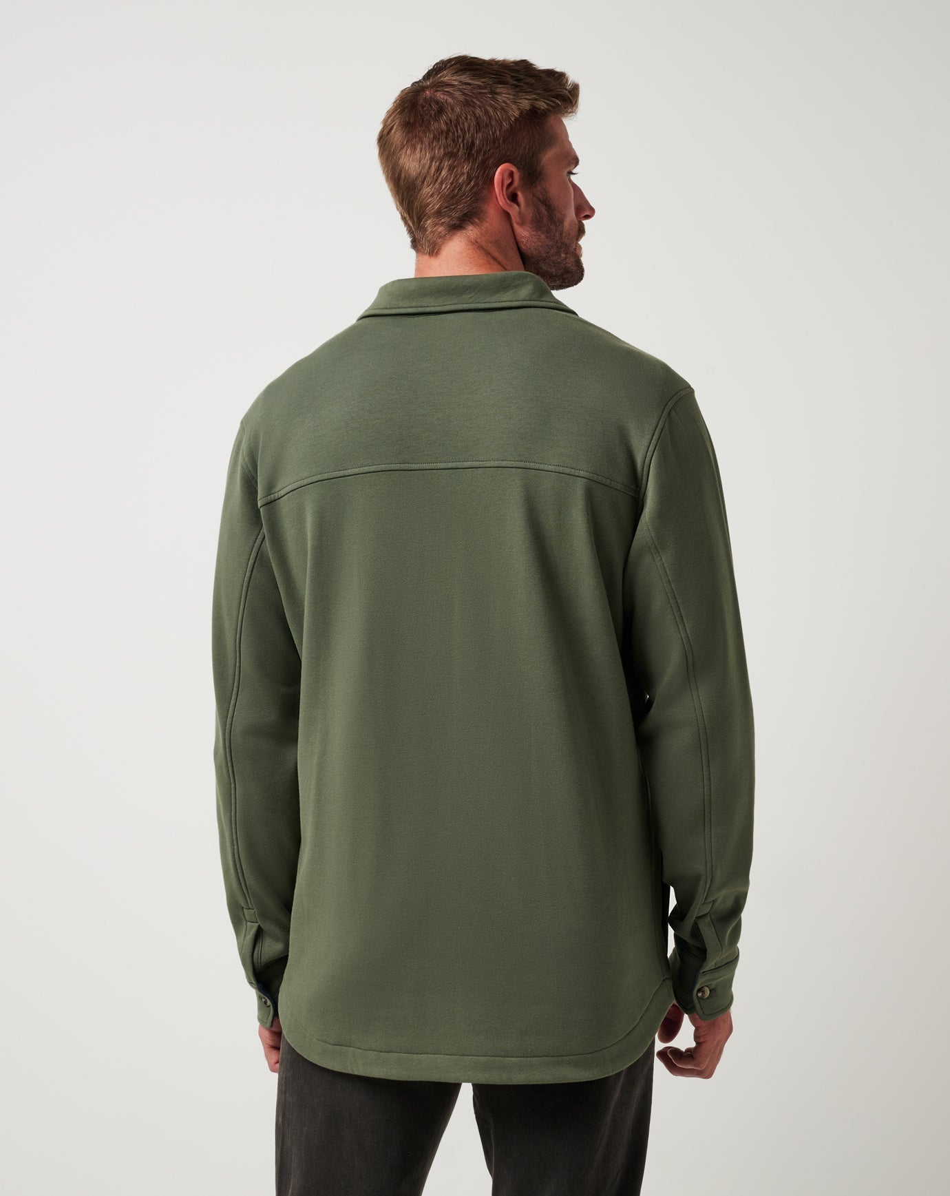 Men Cloud Shirt Jacket